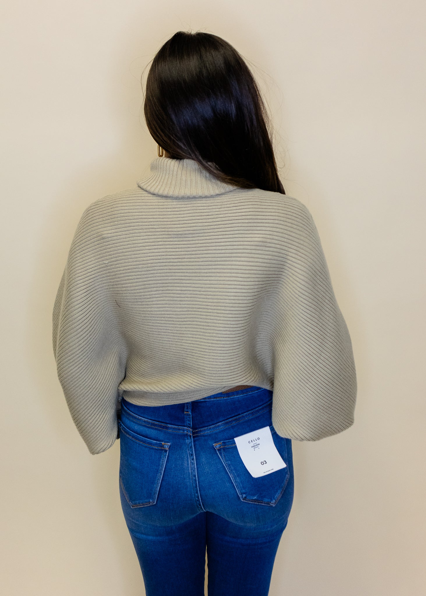 Mocha Turtleneck Sweater