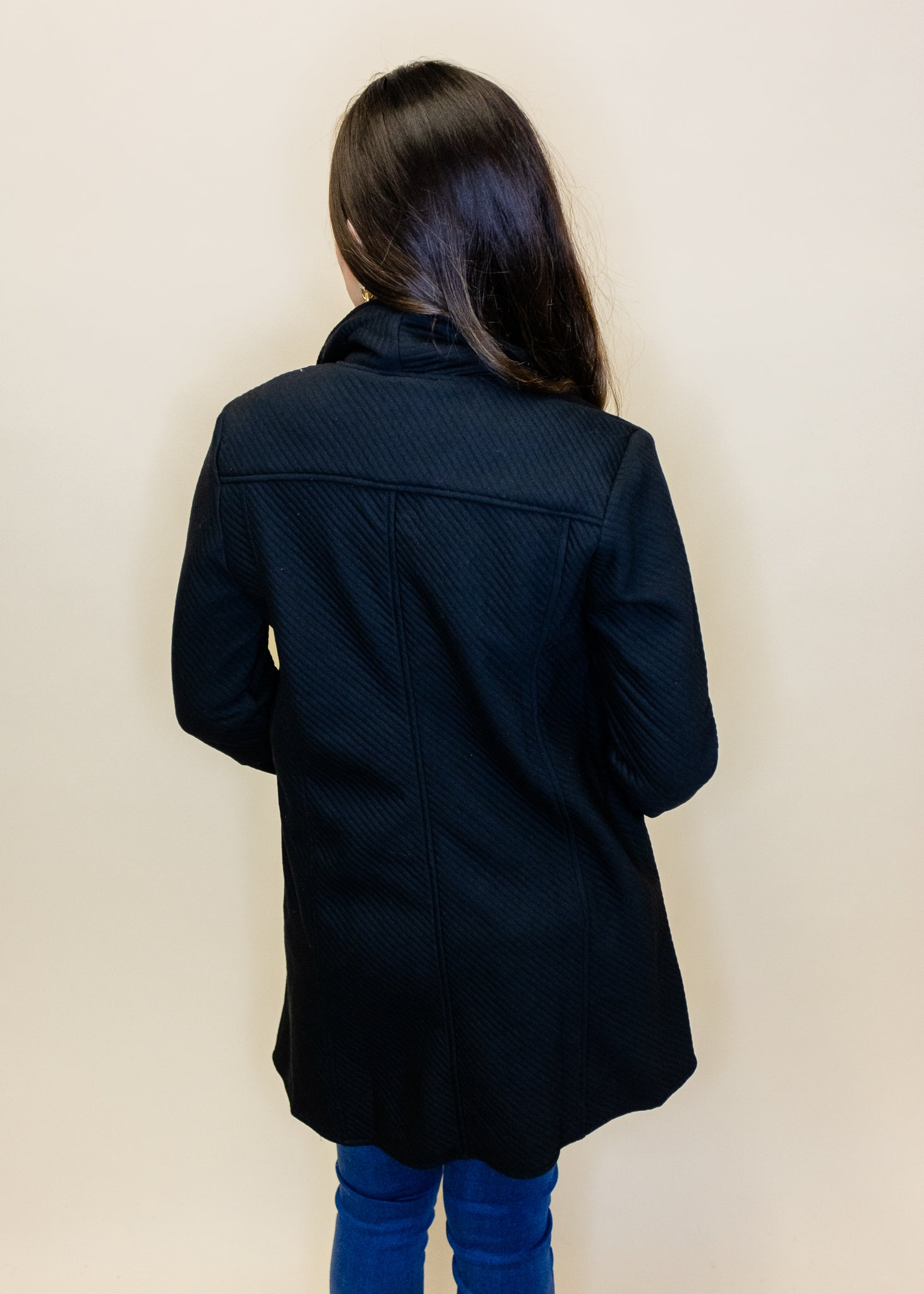 Black Quilted Jacket