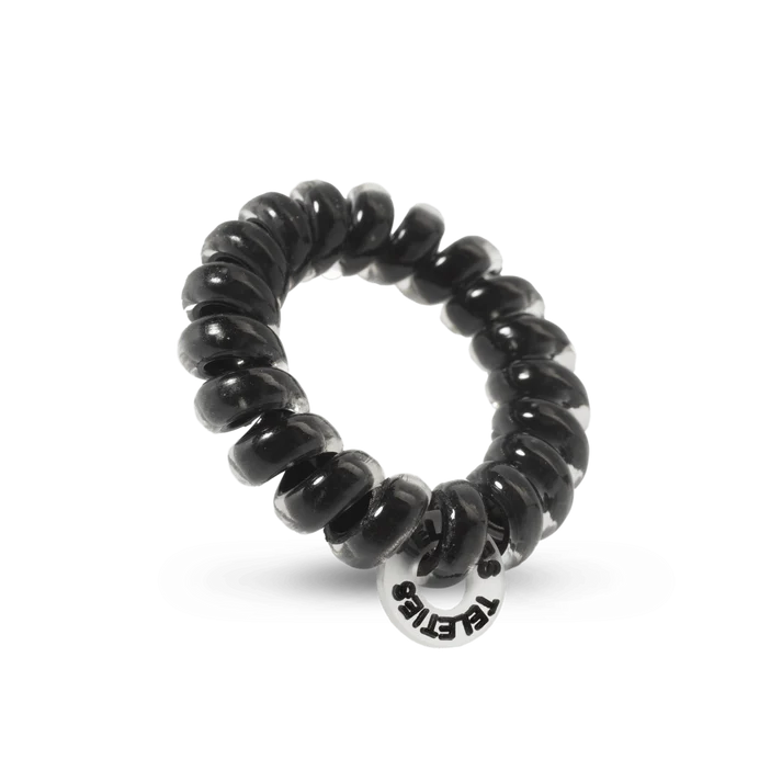 Jet Black Tiny Hair Ties