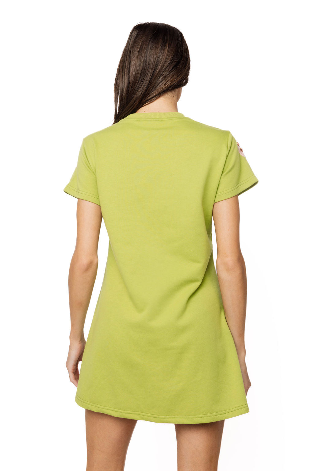 Green Patchwork Butterfly Tee Dress
