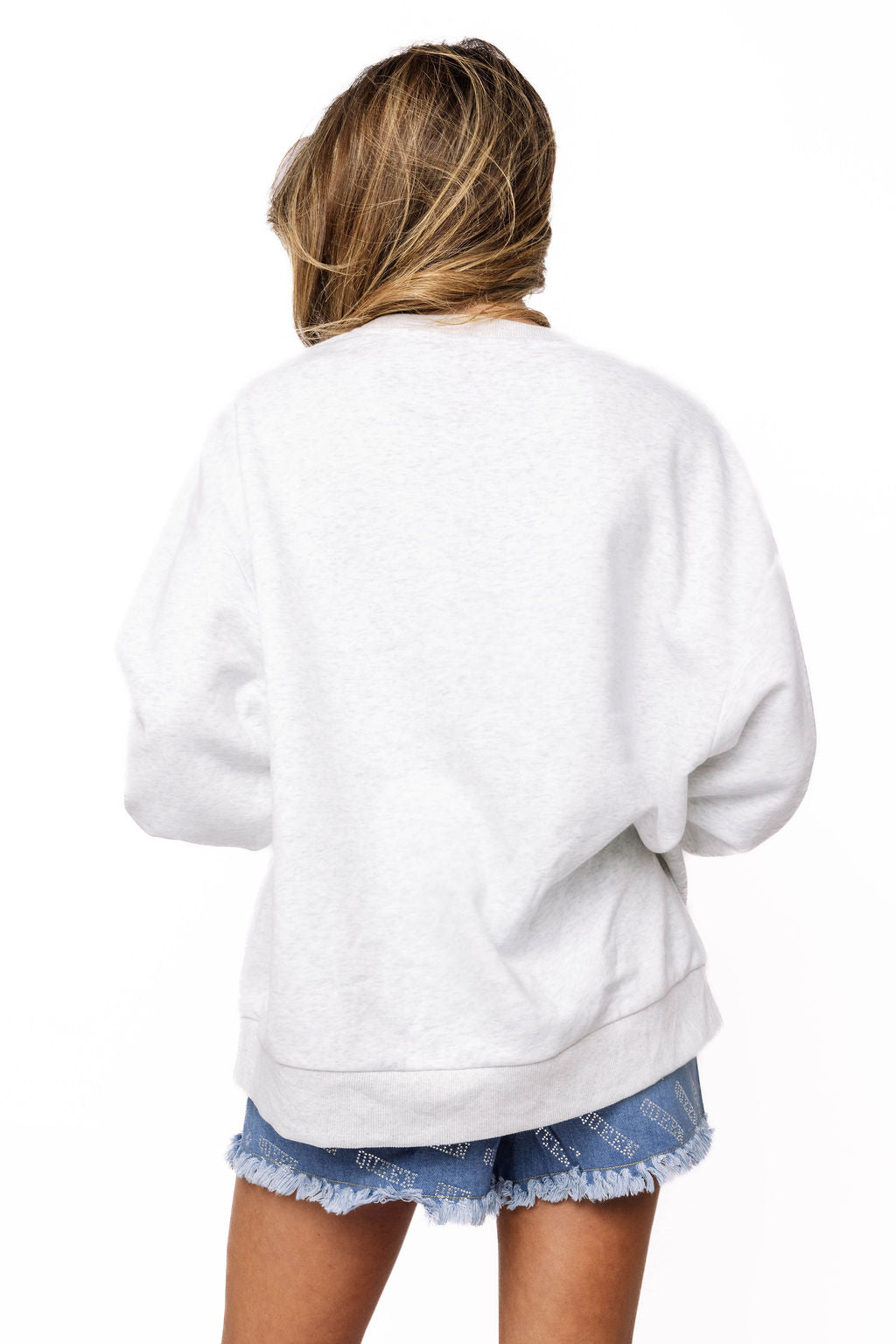 Grey 'Mahjong Queen' QOS Card Tile Sweatshirt