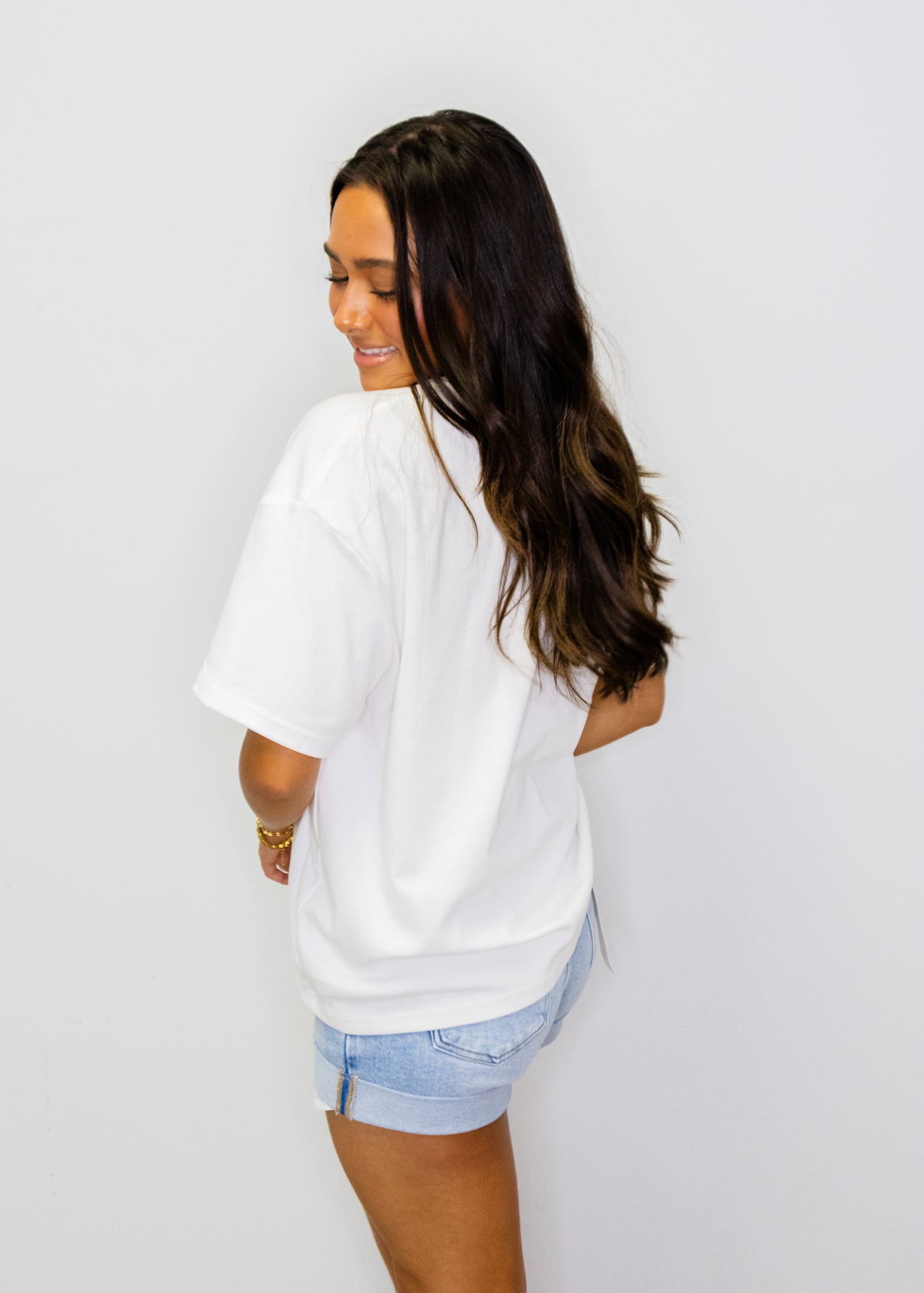 White Crochet Seashell Top