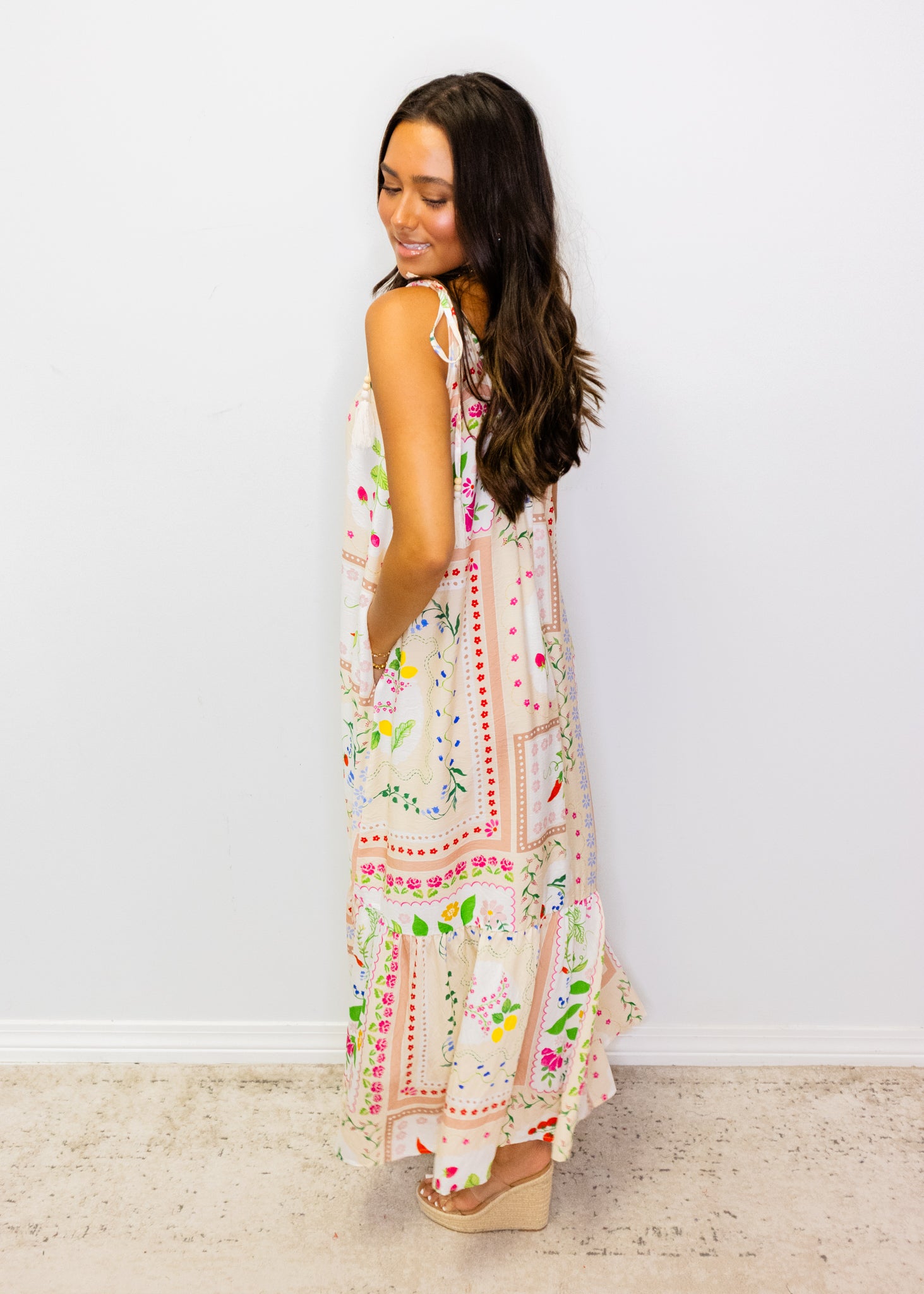 Summer Farm Midi Sun Dress