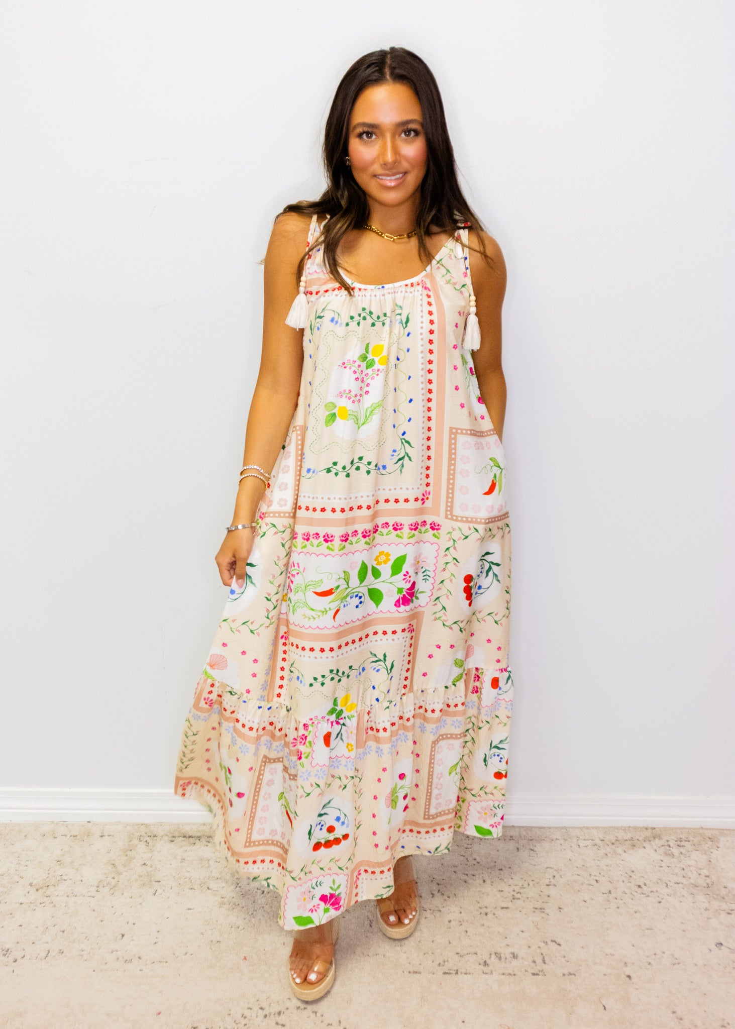 Summer Farm Midi Sun Dress