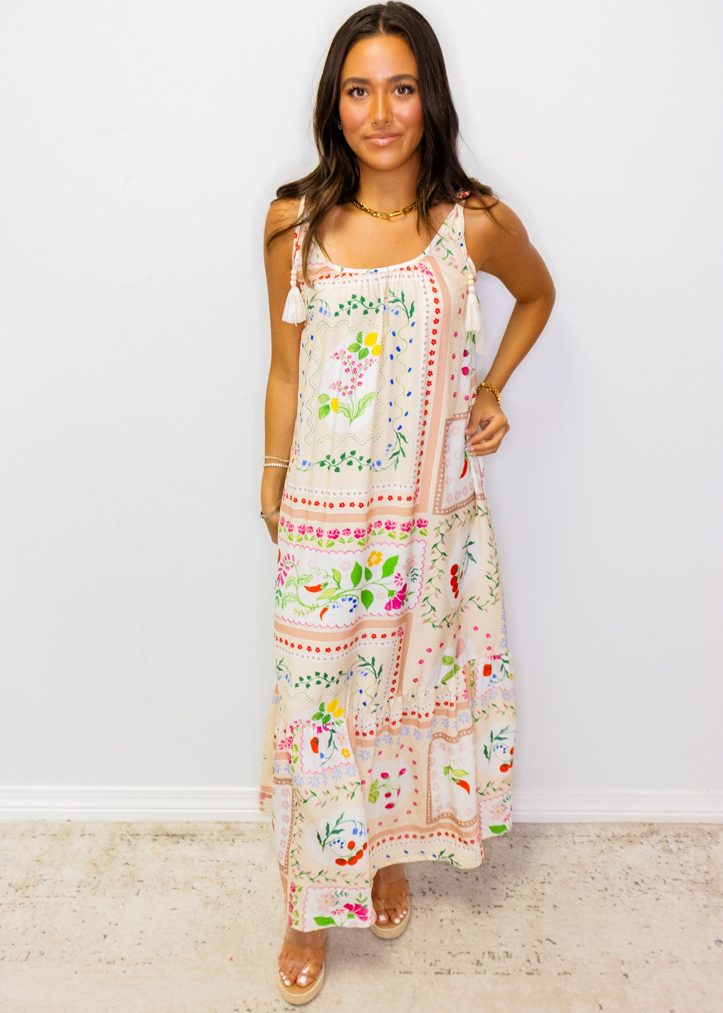 Summer Farm Midi Sun Dress