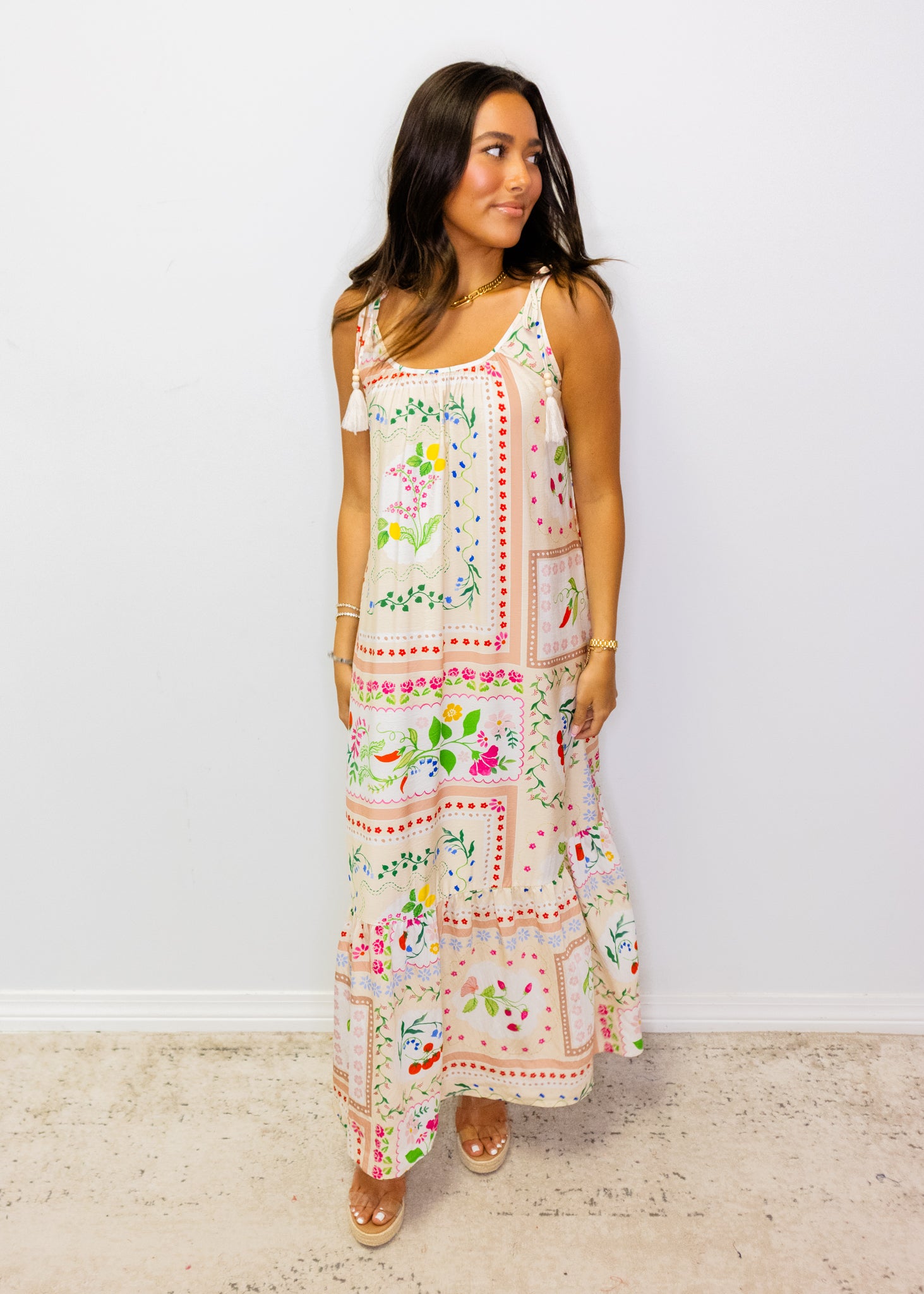 Summer Farm Midi Sun Dress