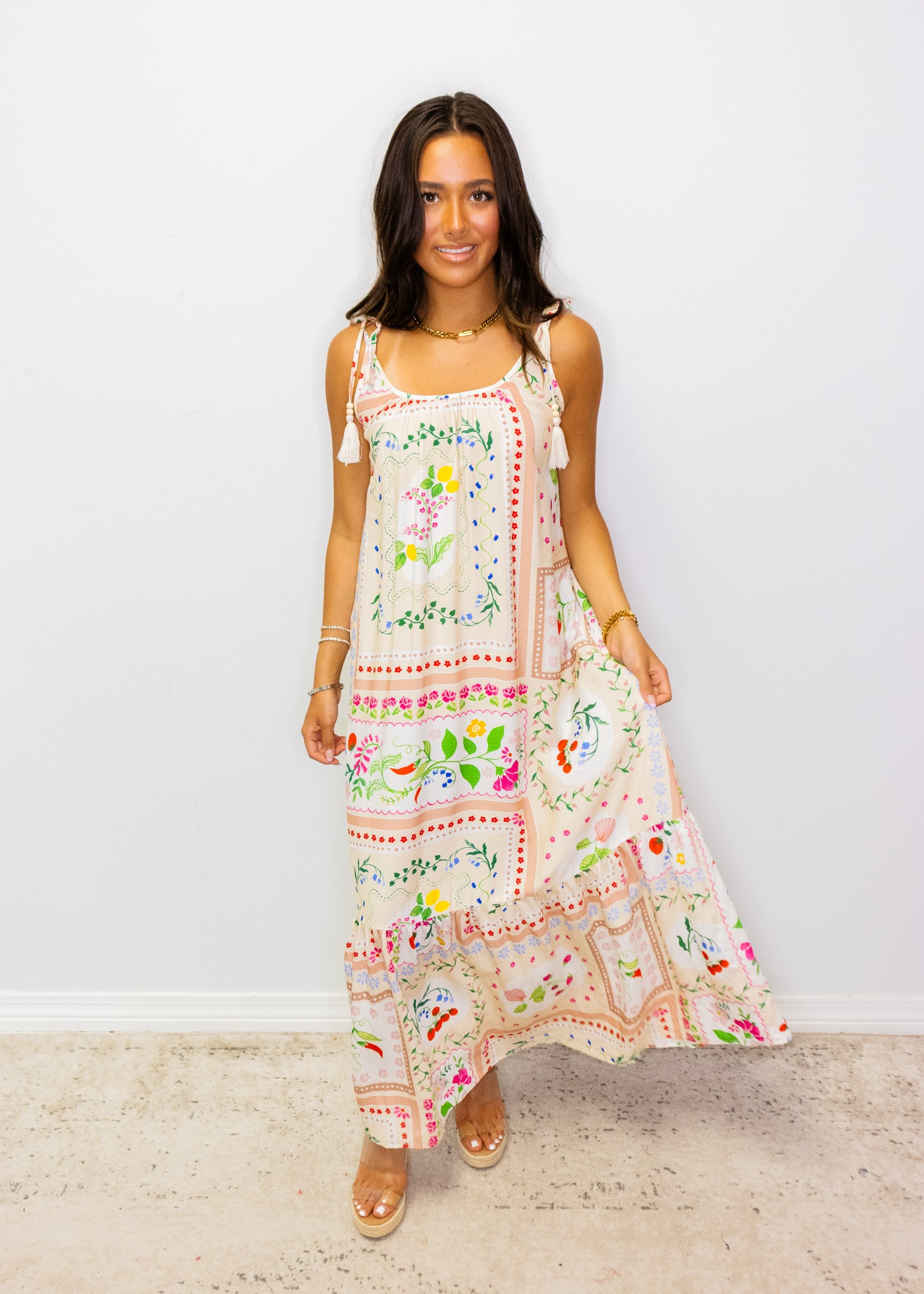 Summer Farm Midi Sun Dress