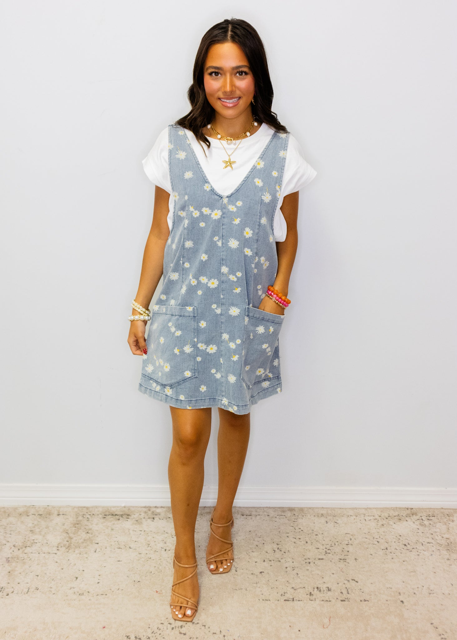 Denim Daisy Pocket Dress