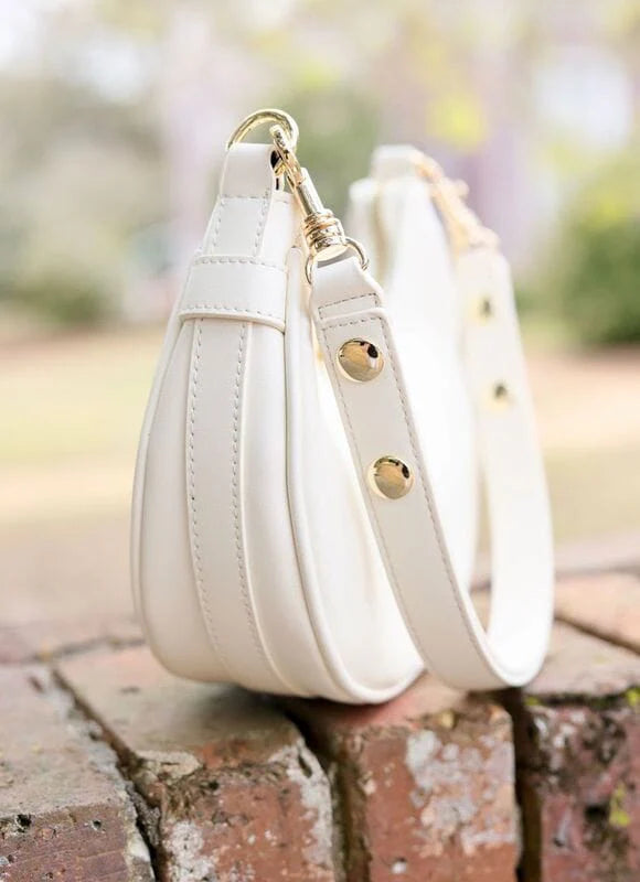 Kiara Cream Curved Purse