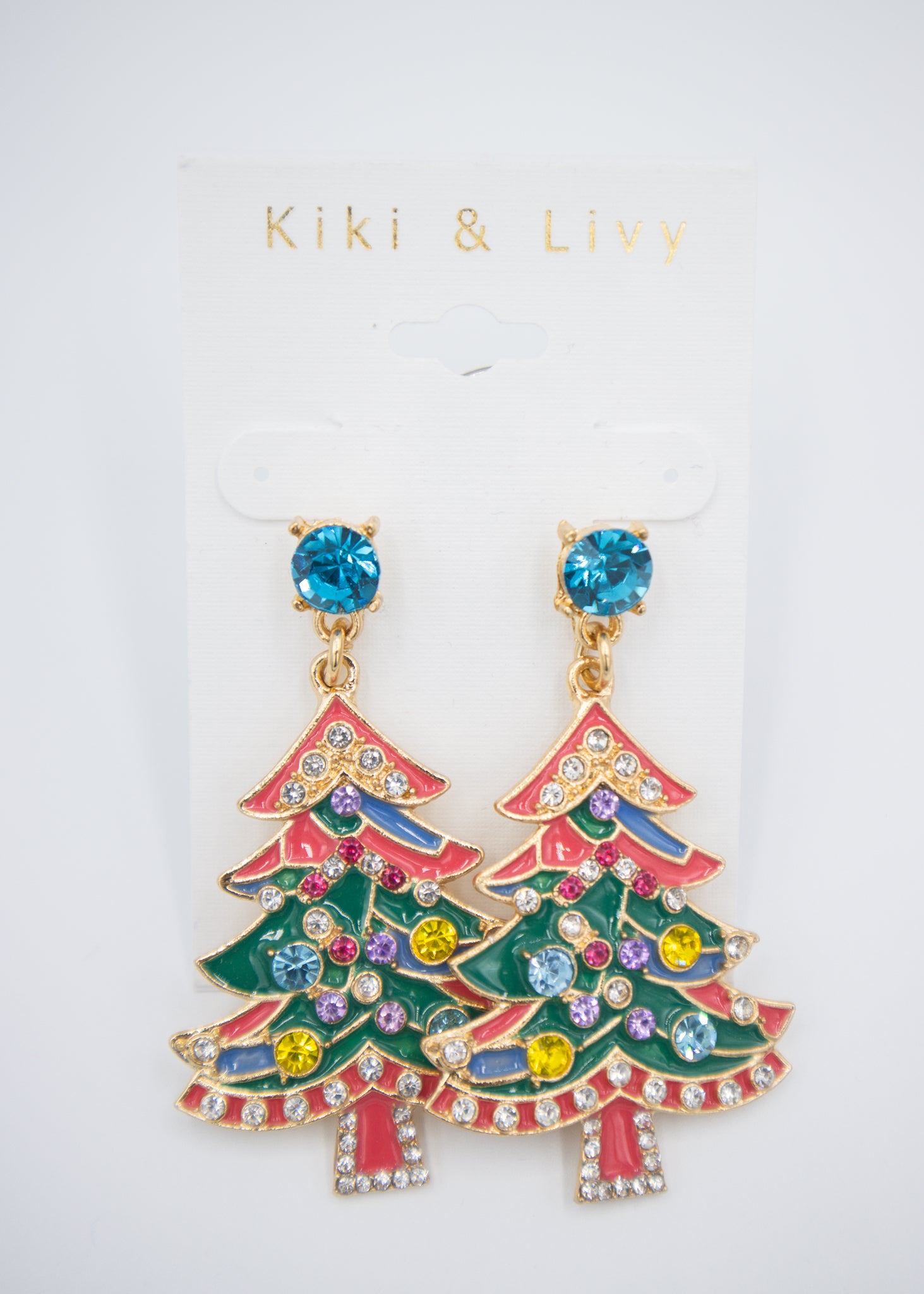 Bauble Multicolor Tree Earrings