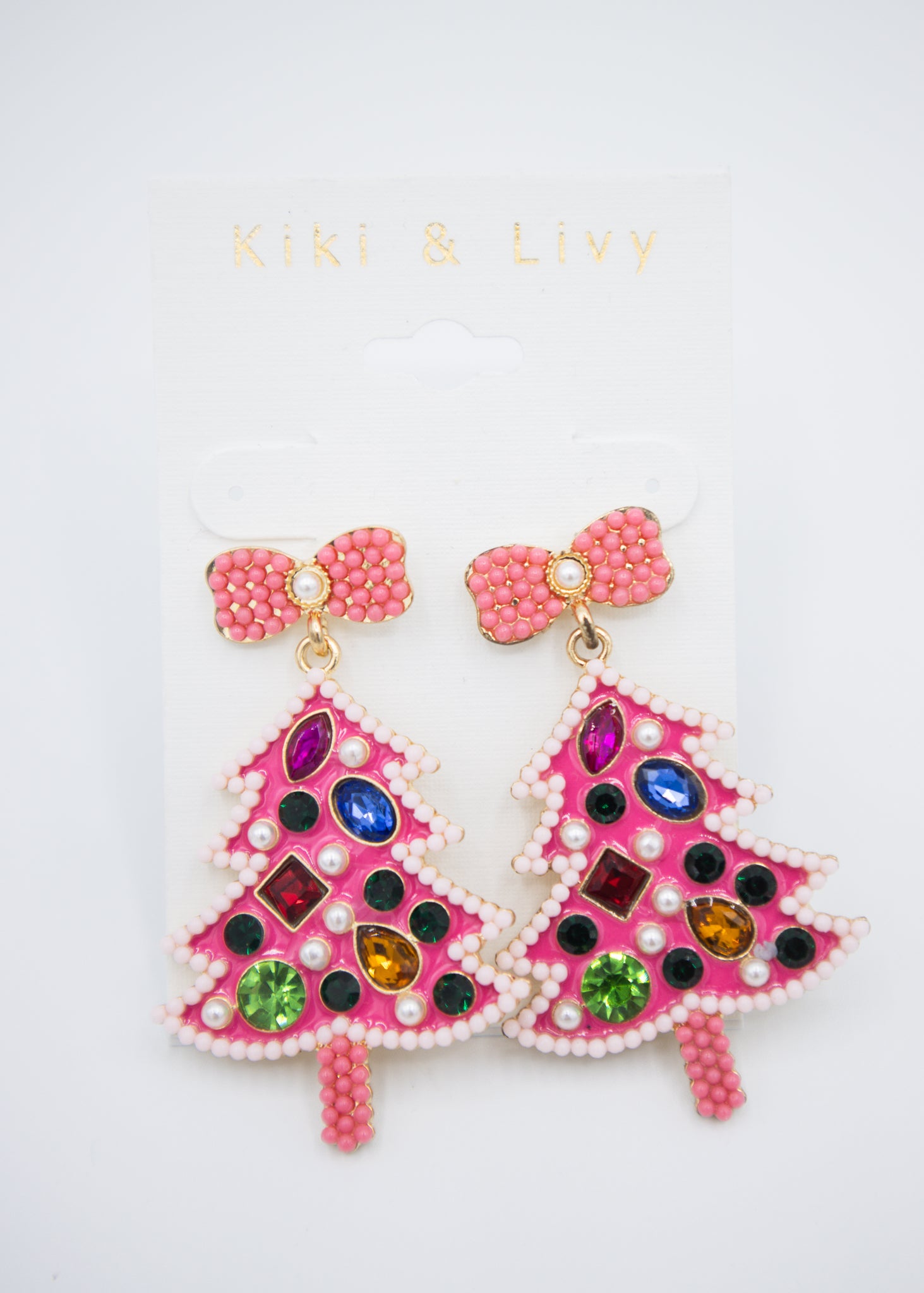 Bauble Multicolor Tree Earrings