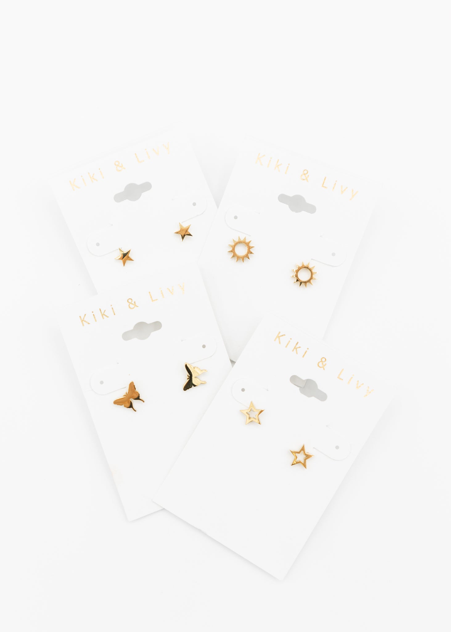 Gold Stud Earrings