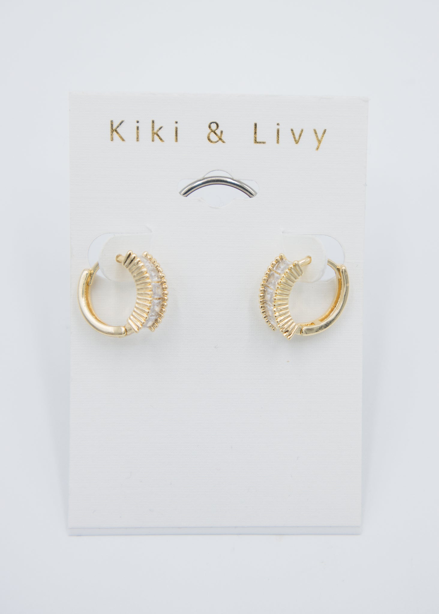 Baguette Small Gold Hoops