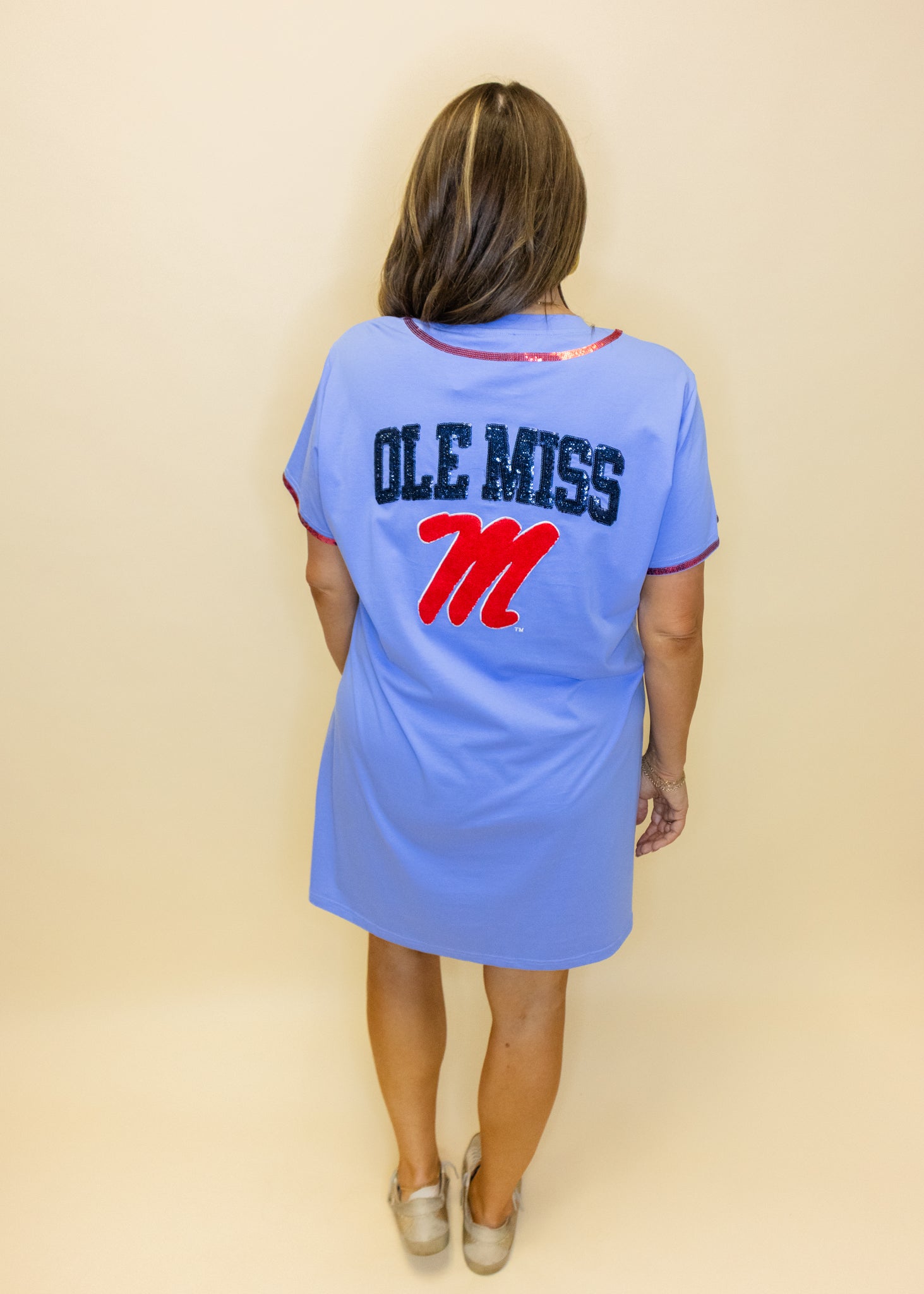 Ole Miss Rebels Baseball Jersey Dress Love, ivy Boutique MS Ole Miss Rebels Baseball Jersey Dress Love, ivy Boutique MS