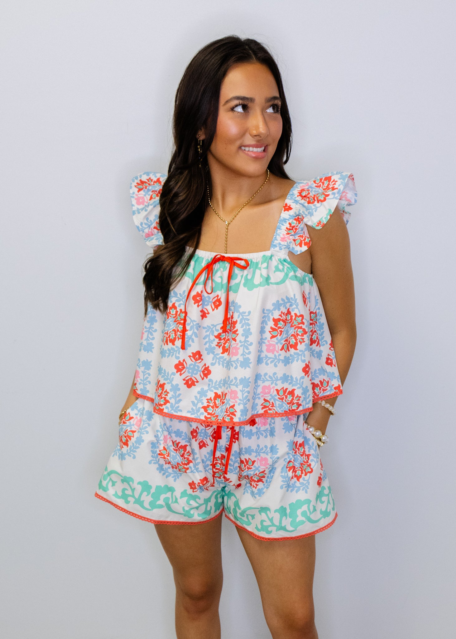 Multi Damask Print Cotton Set