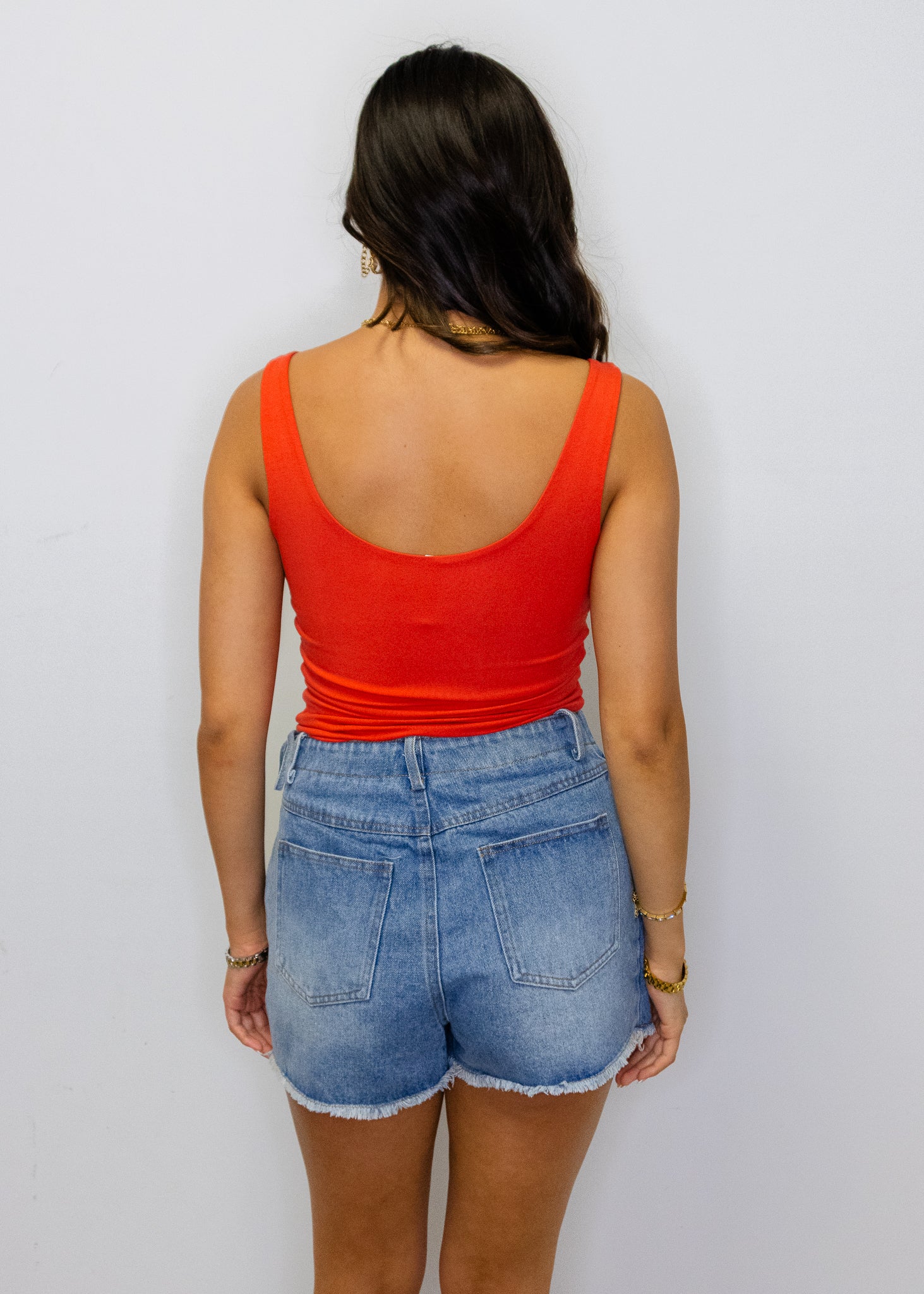 Tomato Double Scoop Basic Tank