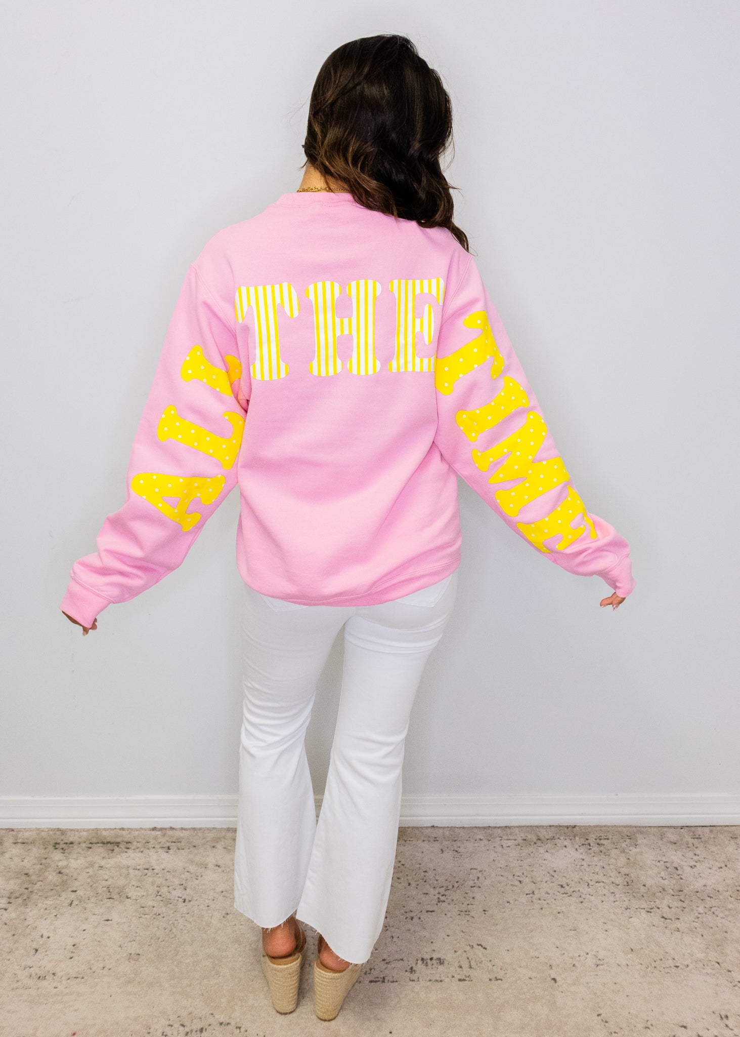 God Is Good Pink Sweatshirt