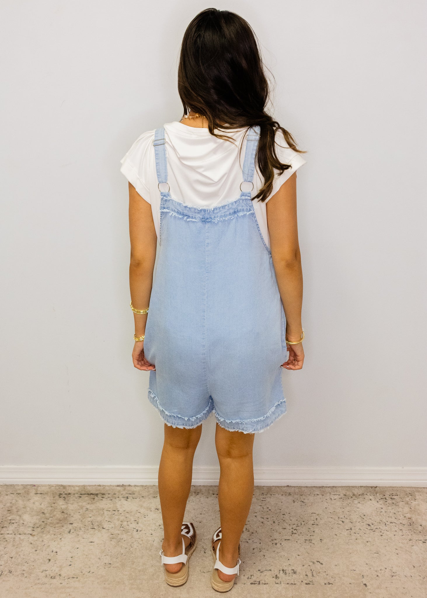 Light Tencel Low Side Romper