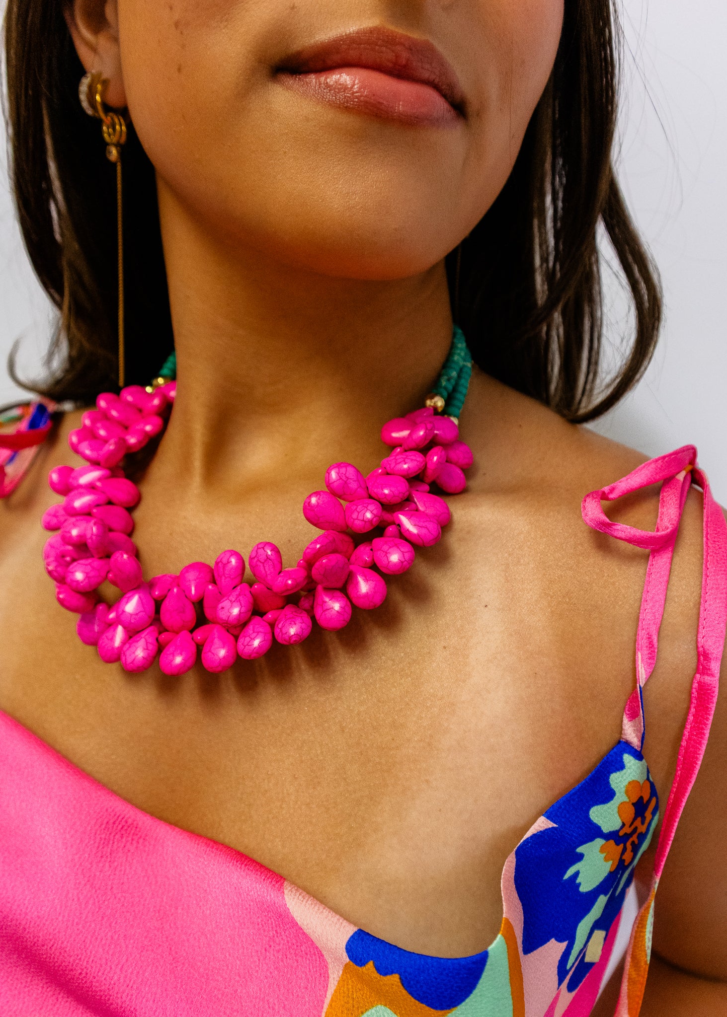 Pink Coast Glam Necklace