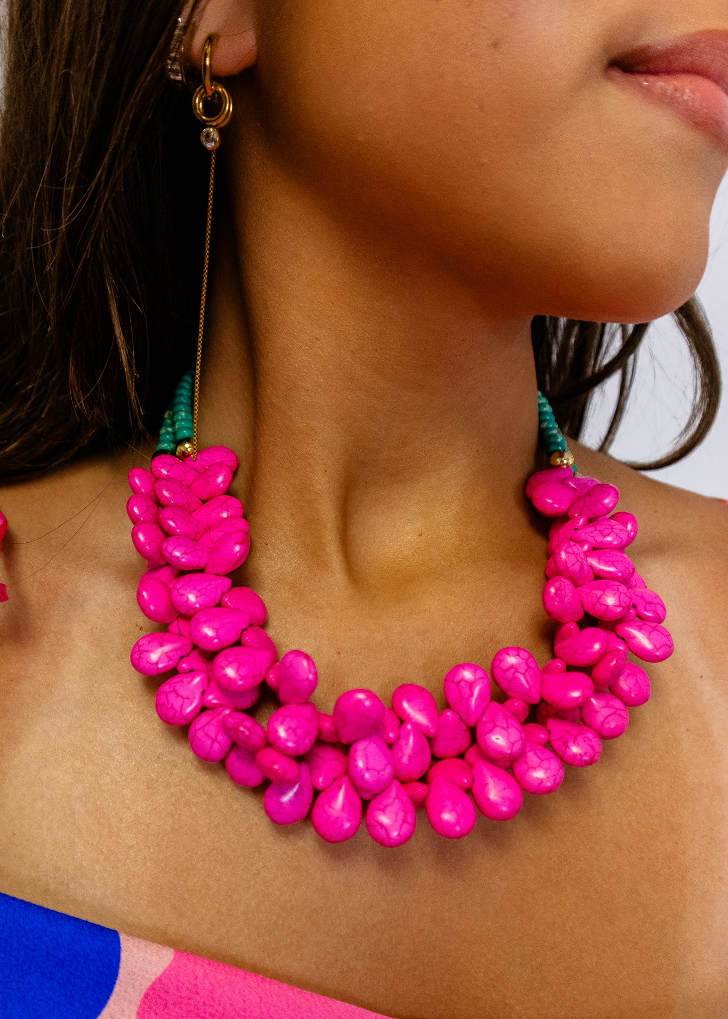 Pink Coast Glam Necklace