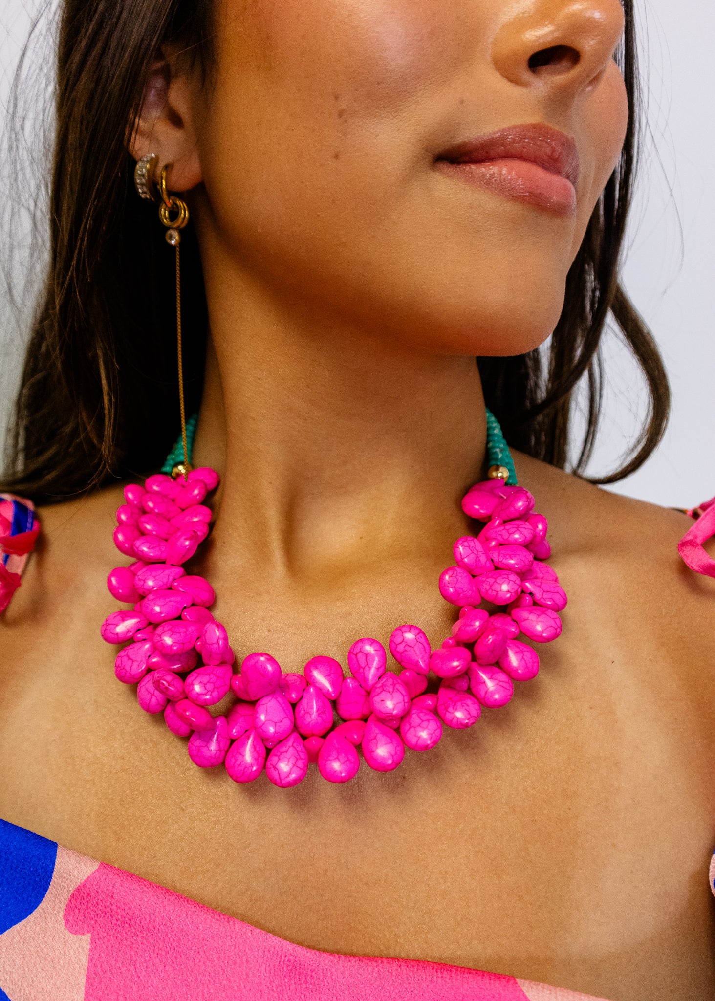 Pink Coast Glam Necklace