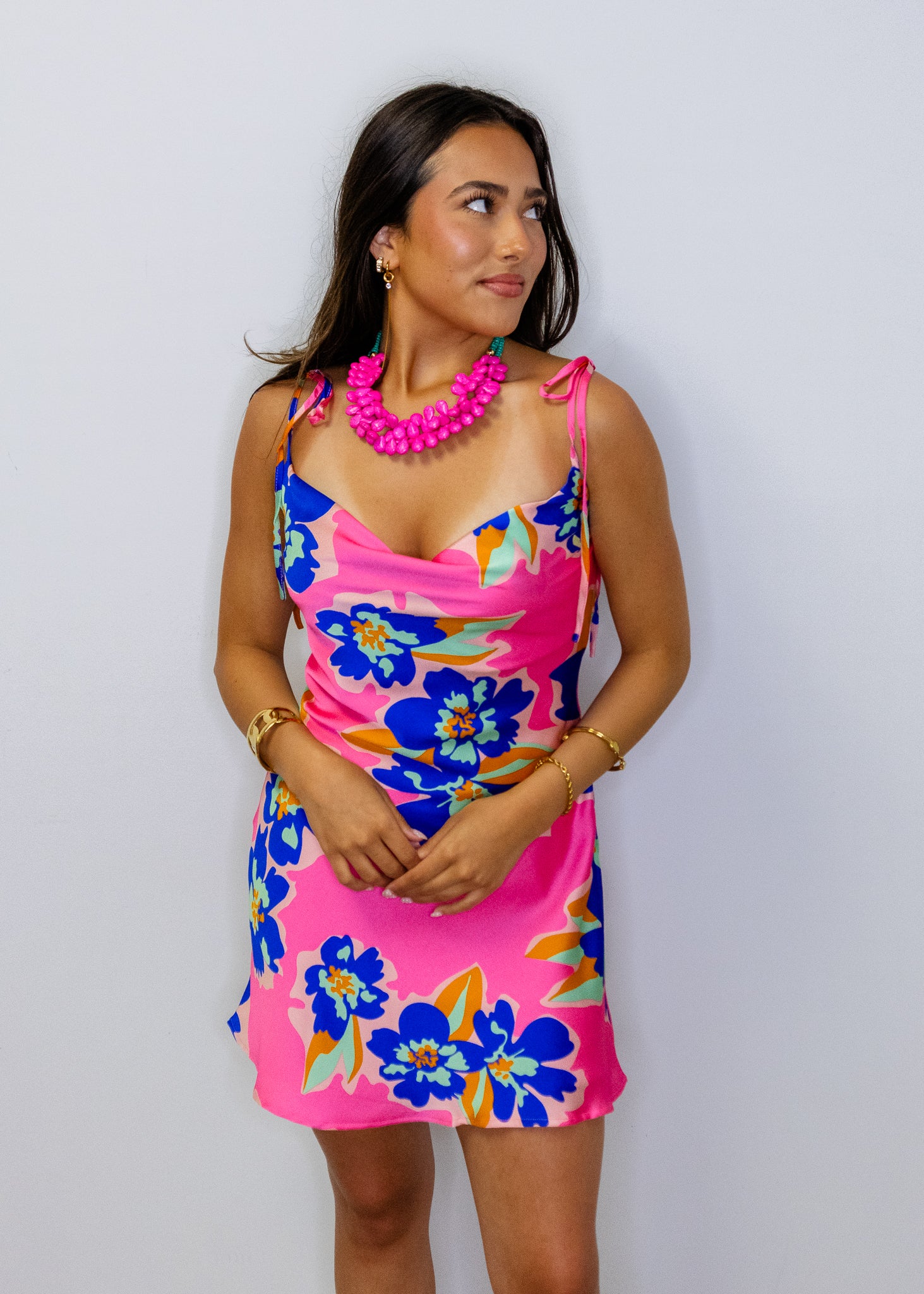 Pink Coast Glam Necklace