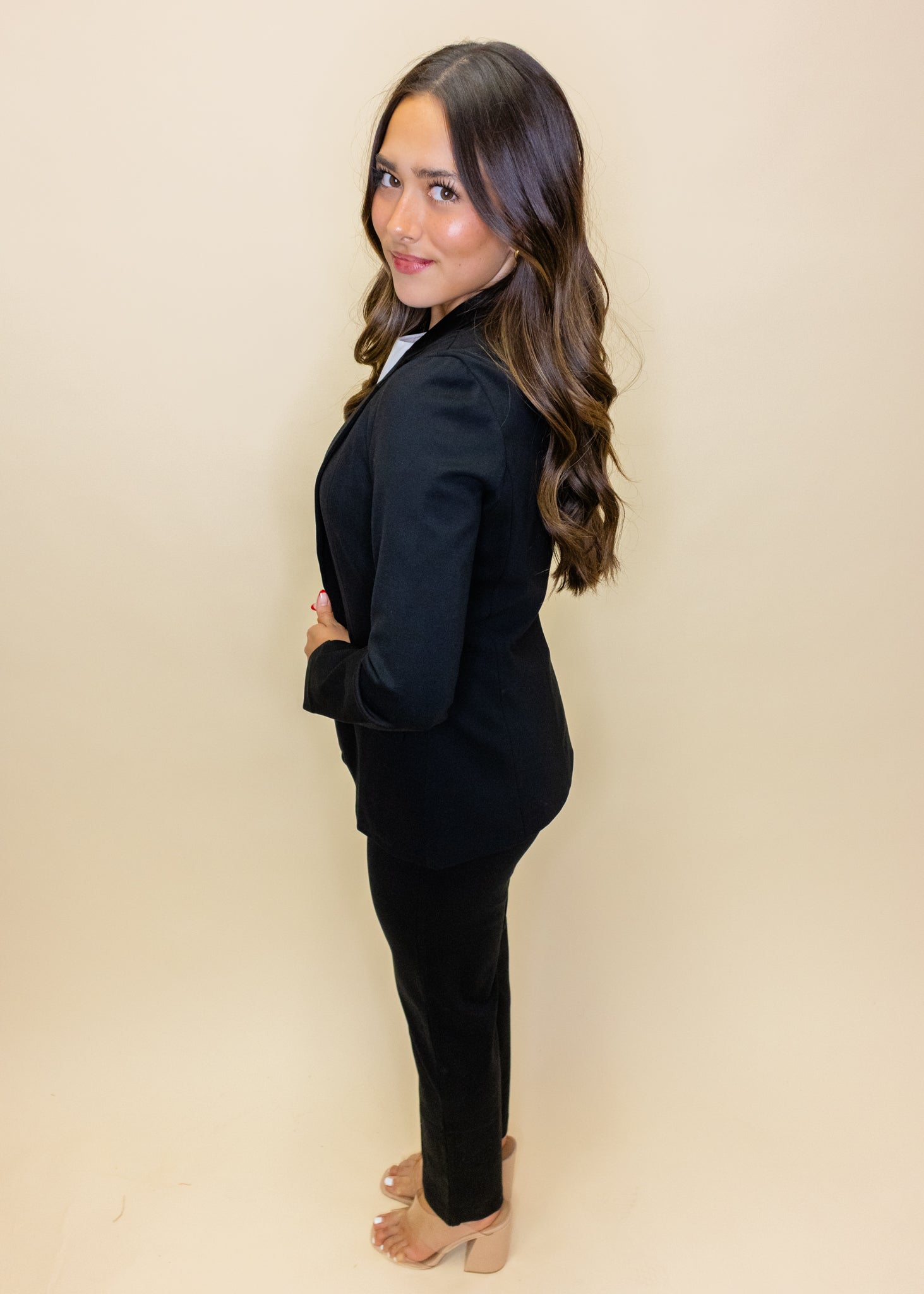 Black Flap Pocket Blazer