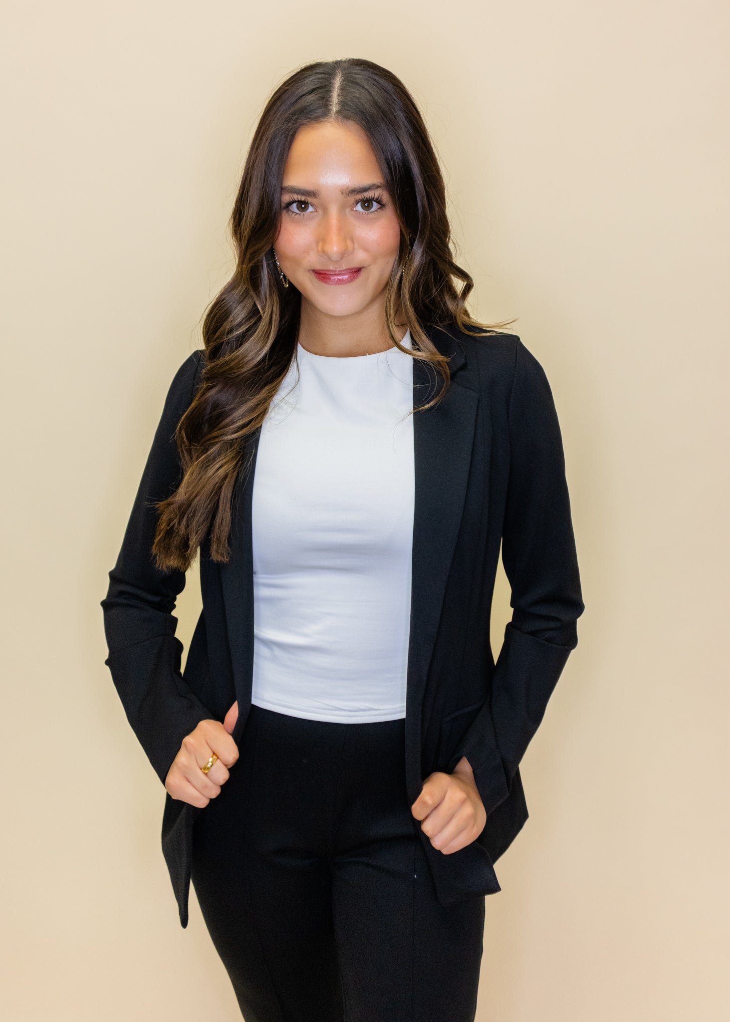 Black Flap Pocket Blazer