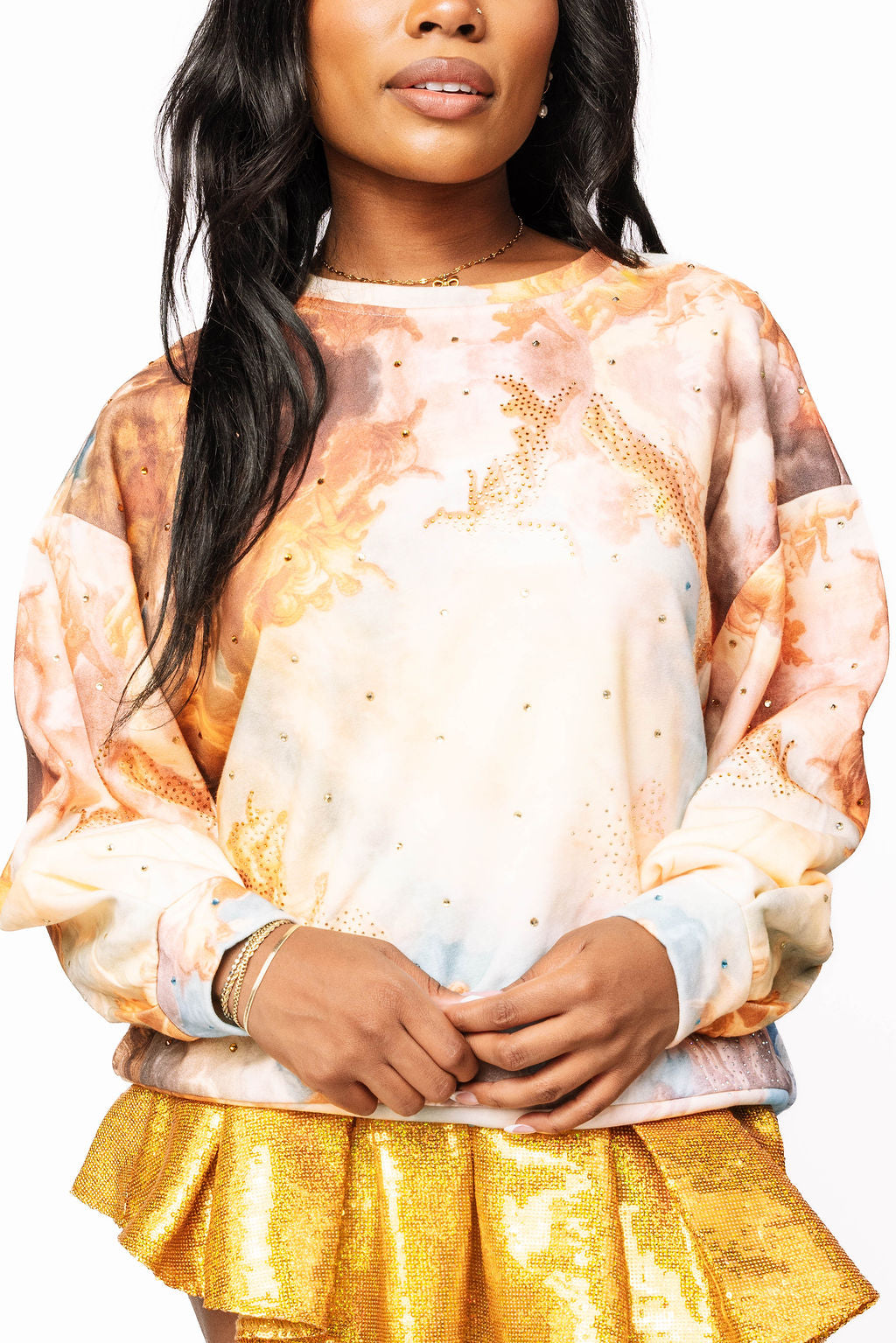 Multi Roman Painting Sweatshirt