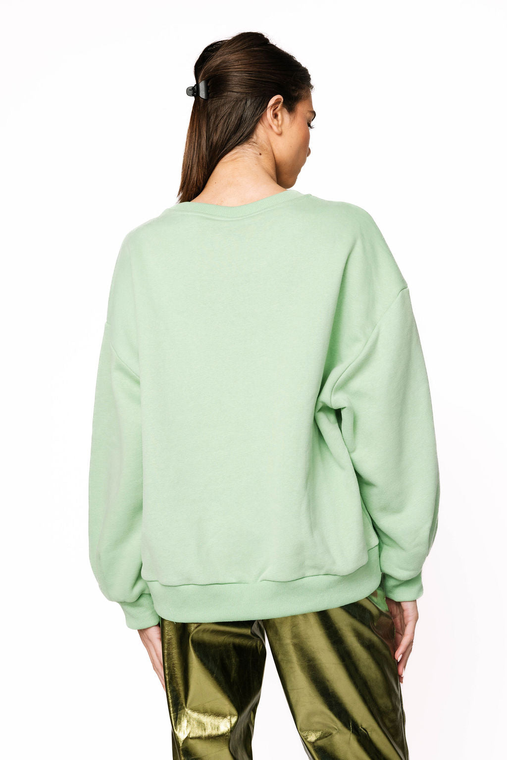 Green Tonal 'Cafe Du Monde' Street Car Sweatshirt