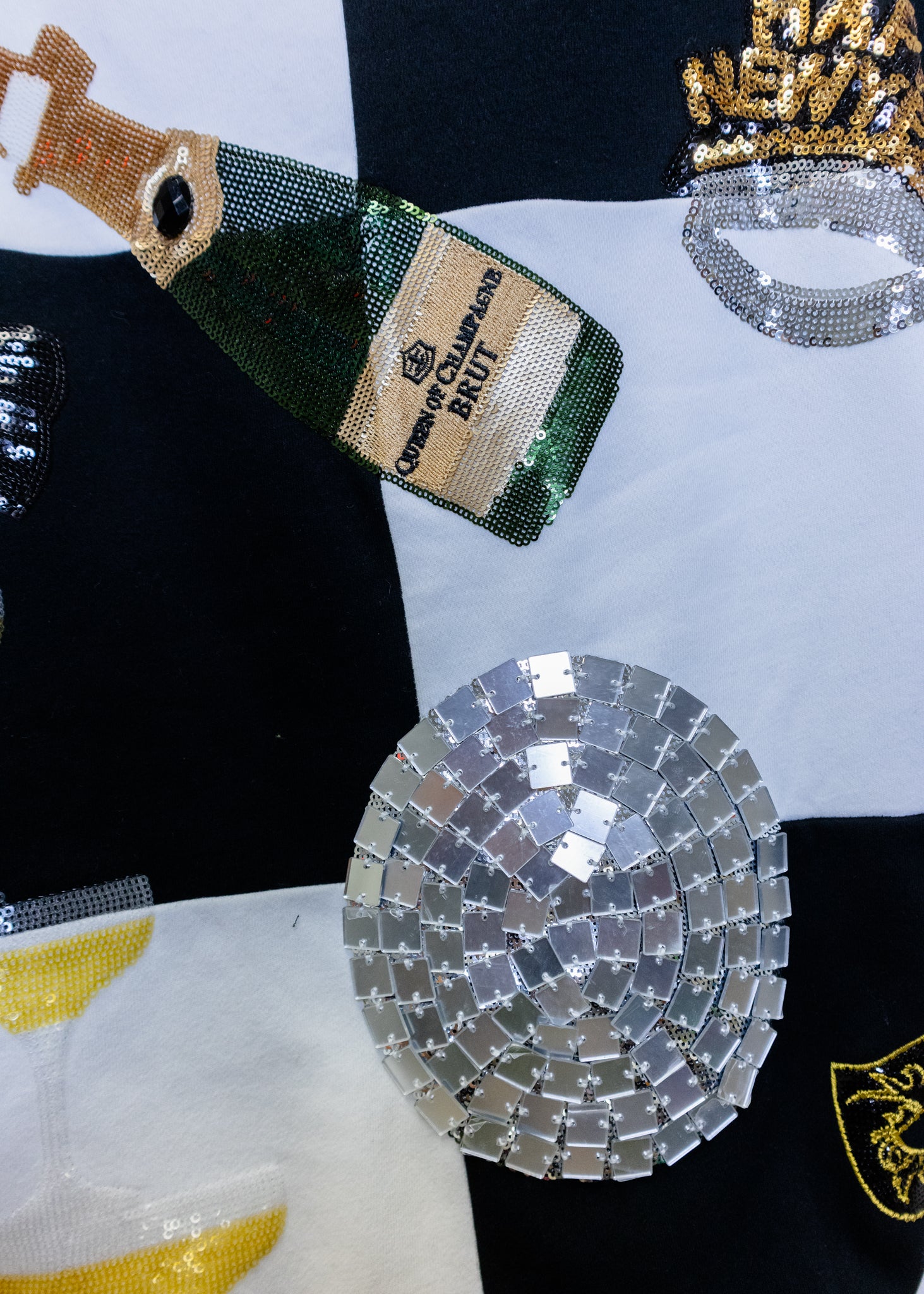 Black & White Checkered NYE Icon Sweatshirt