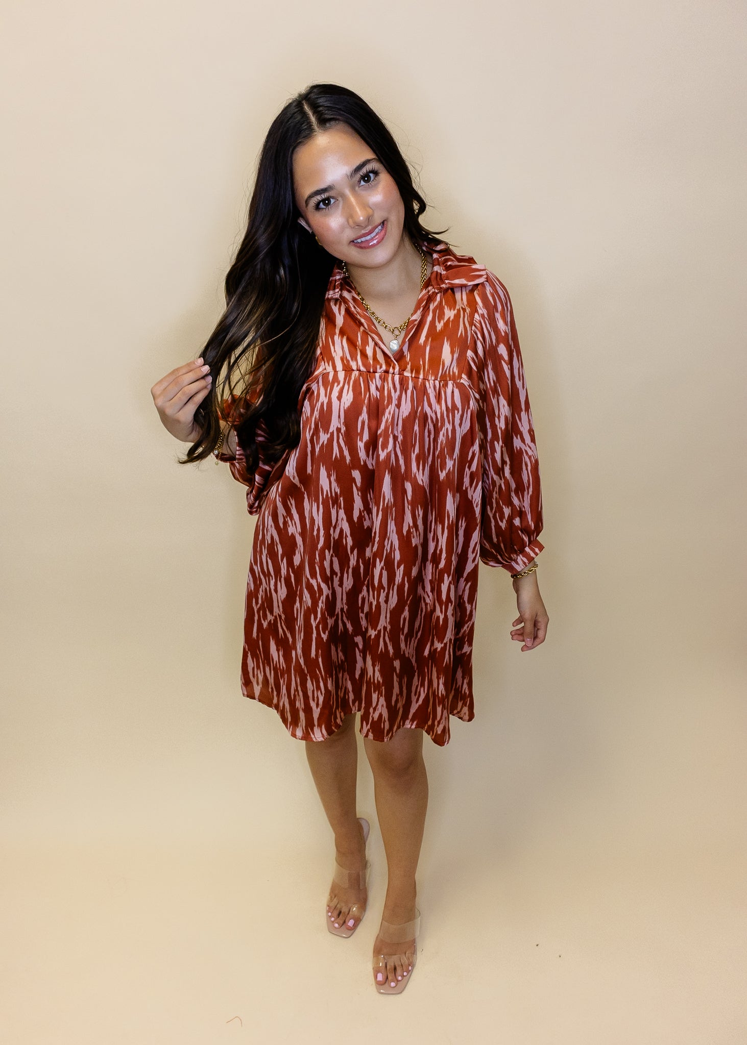 Savannah Prairie Winds Collar Dress