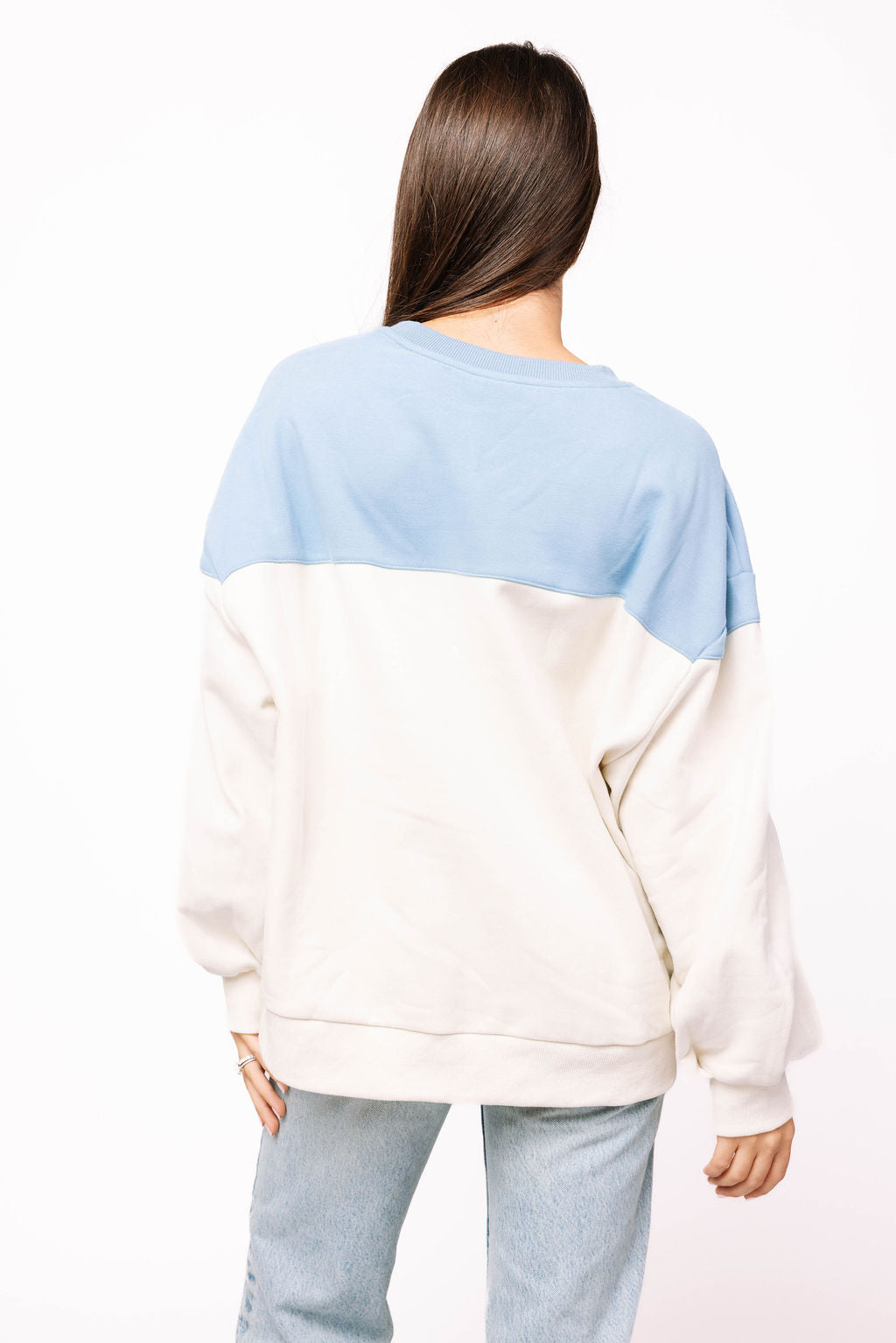 Blue & White 'Ski Ya Later' Sweatshirt