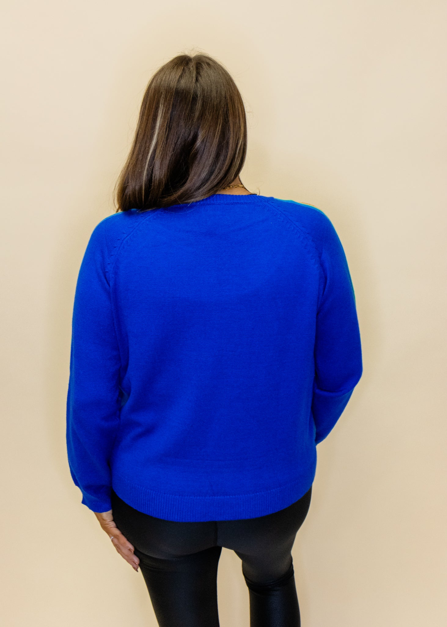 Royal Rainbow Stripe Sweater