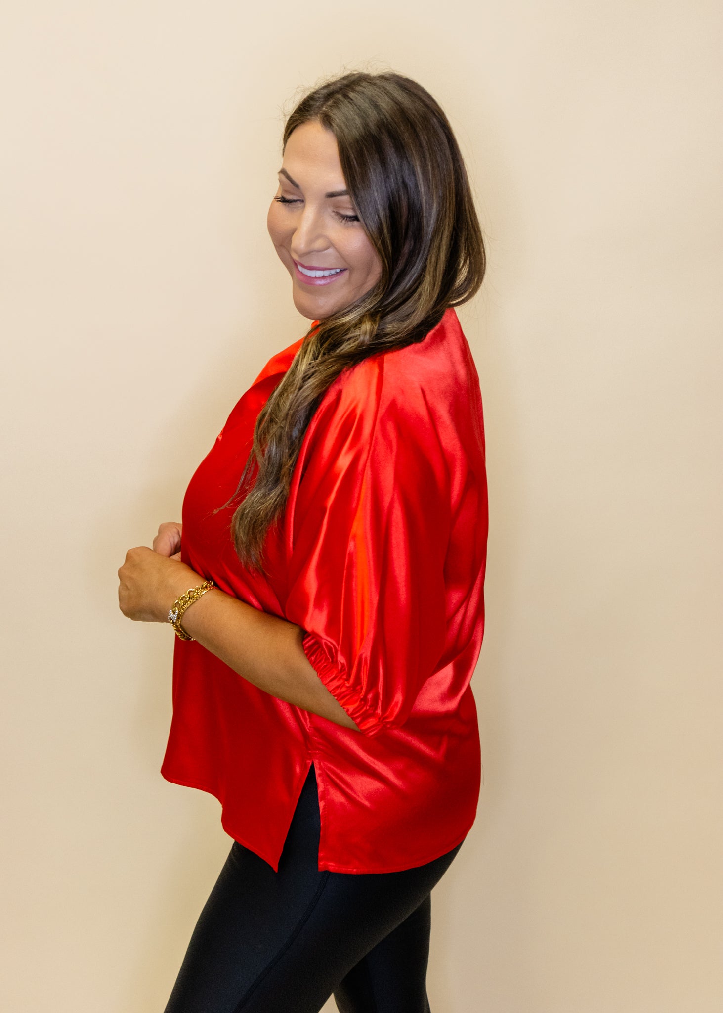 Sloan Chili Pepper Collar Top