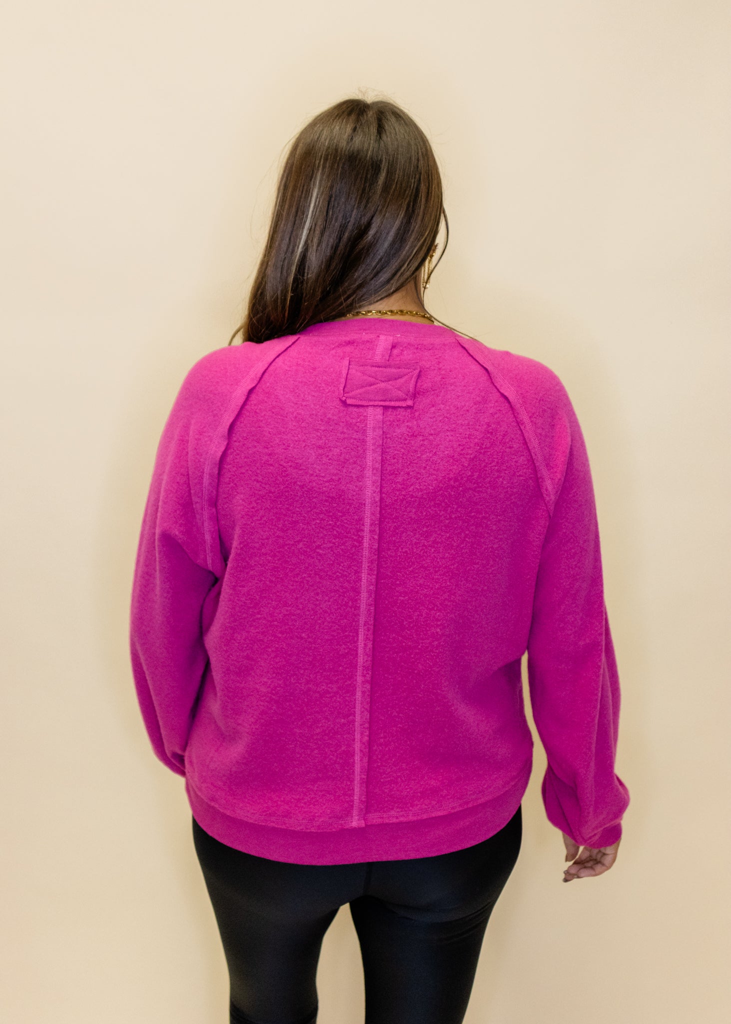 Bright Pink Soft Sweatshirt