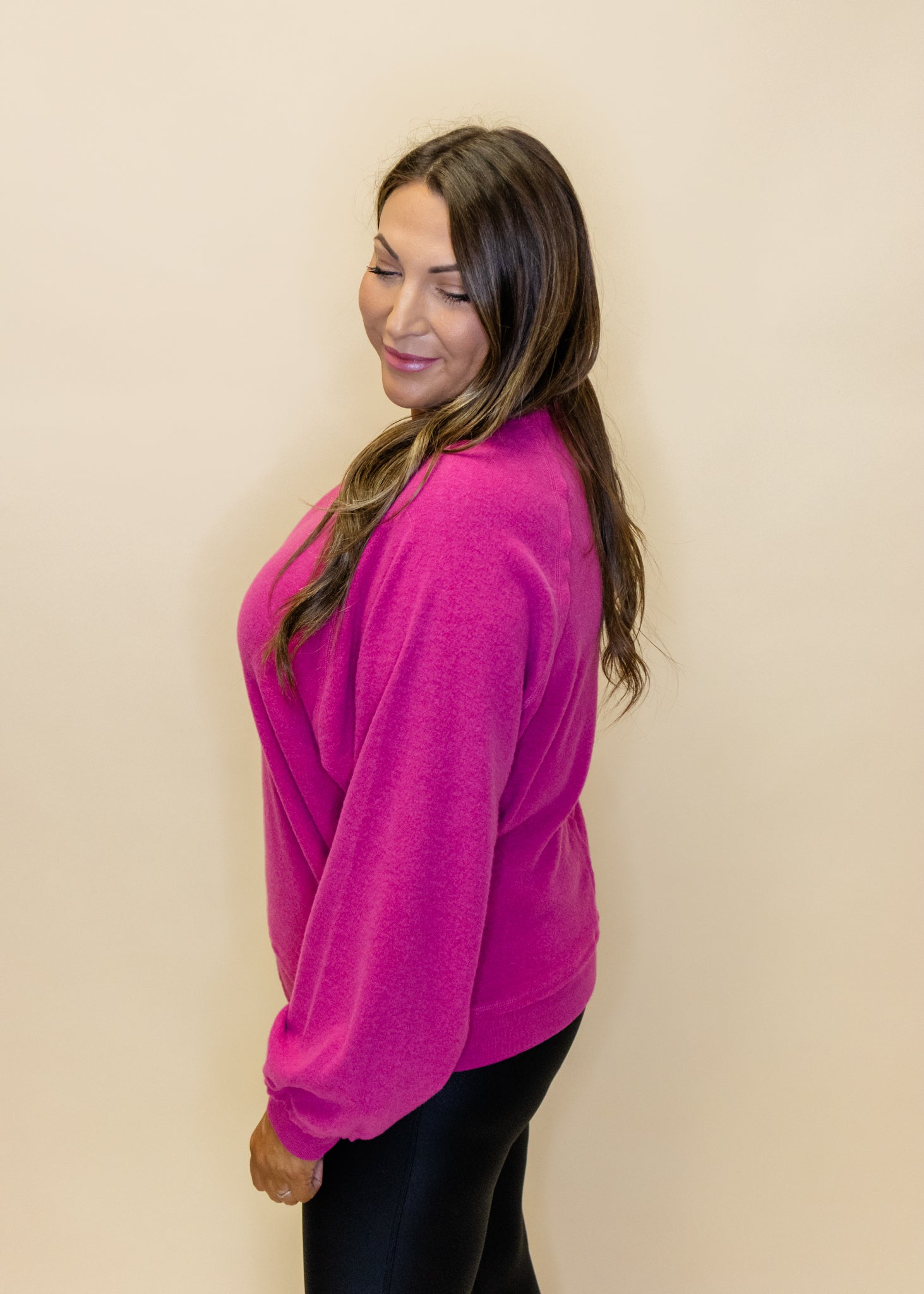 Bright Pink Soft Sweatshirt