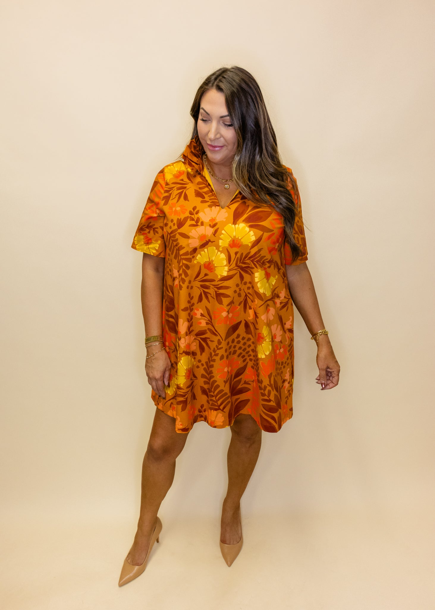 Olivia Sienna Meadows Collar Dress