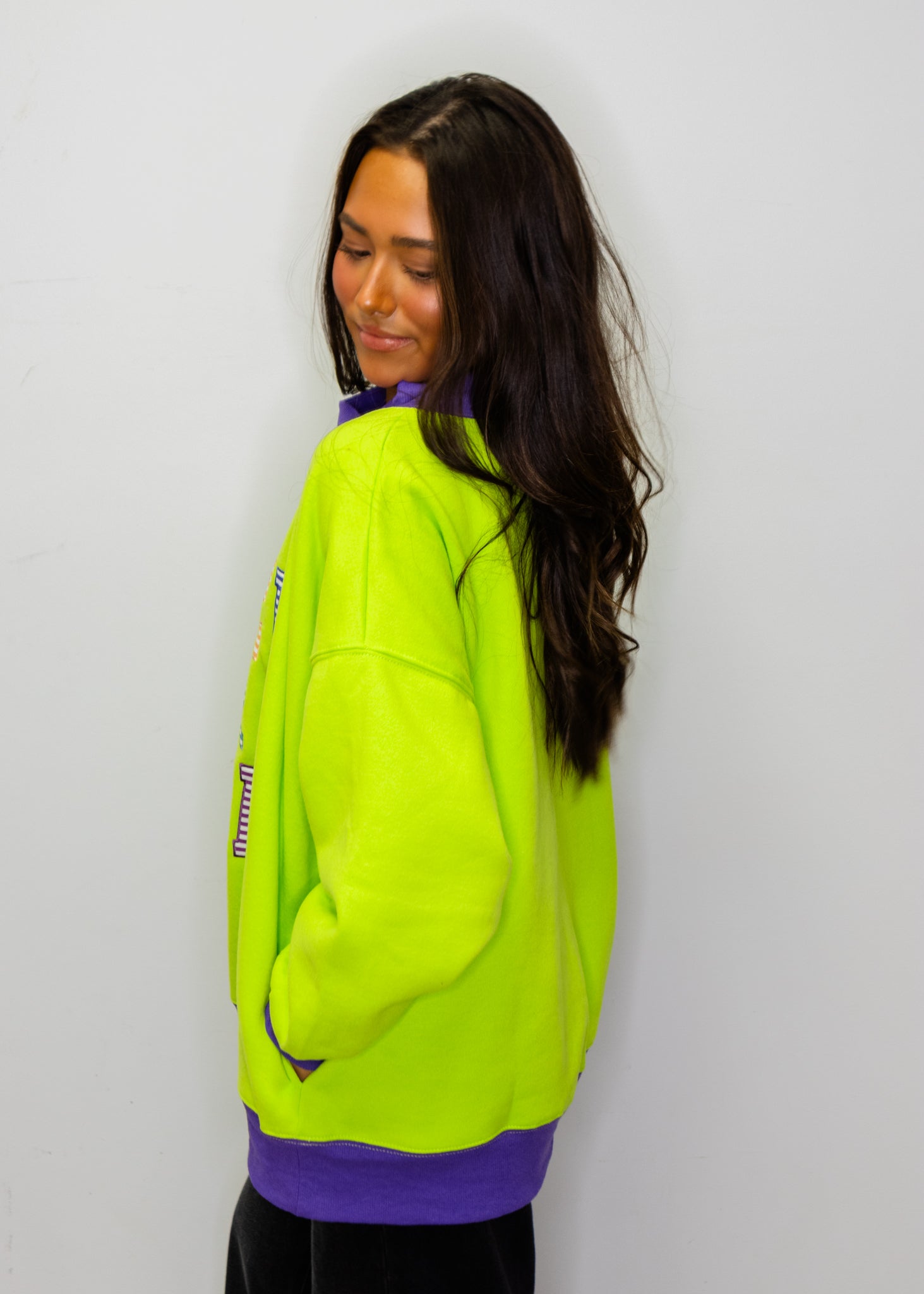 Lime Green Trick or Treat Sweatshirt