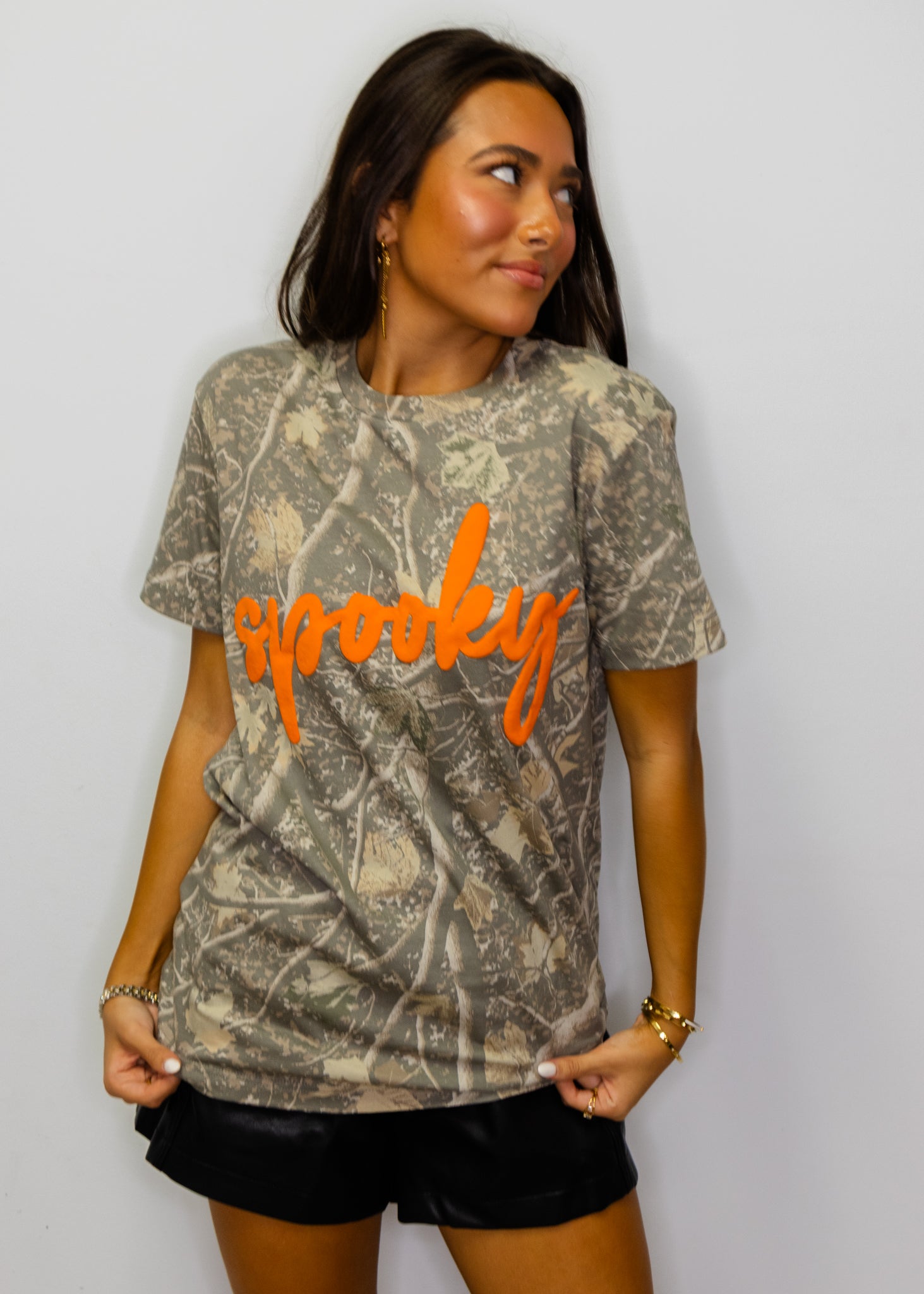 Spooky Camo Short Sleeve Top