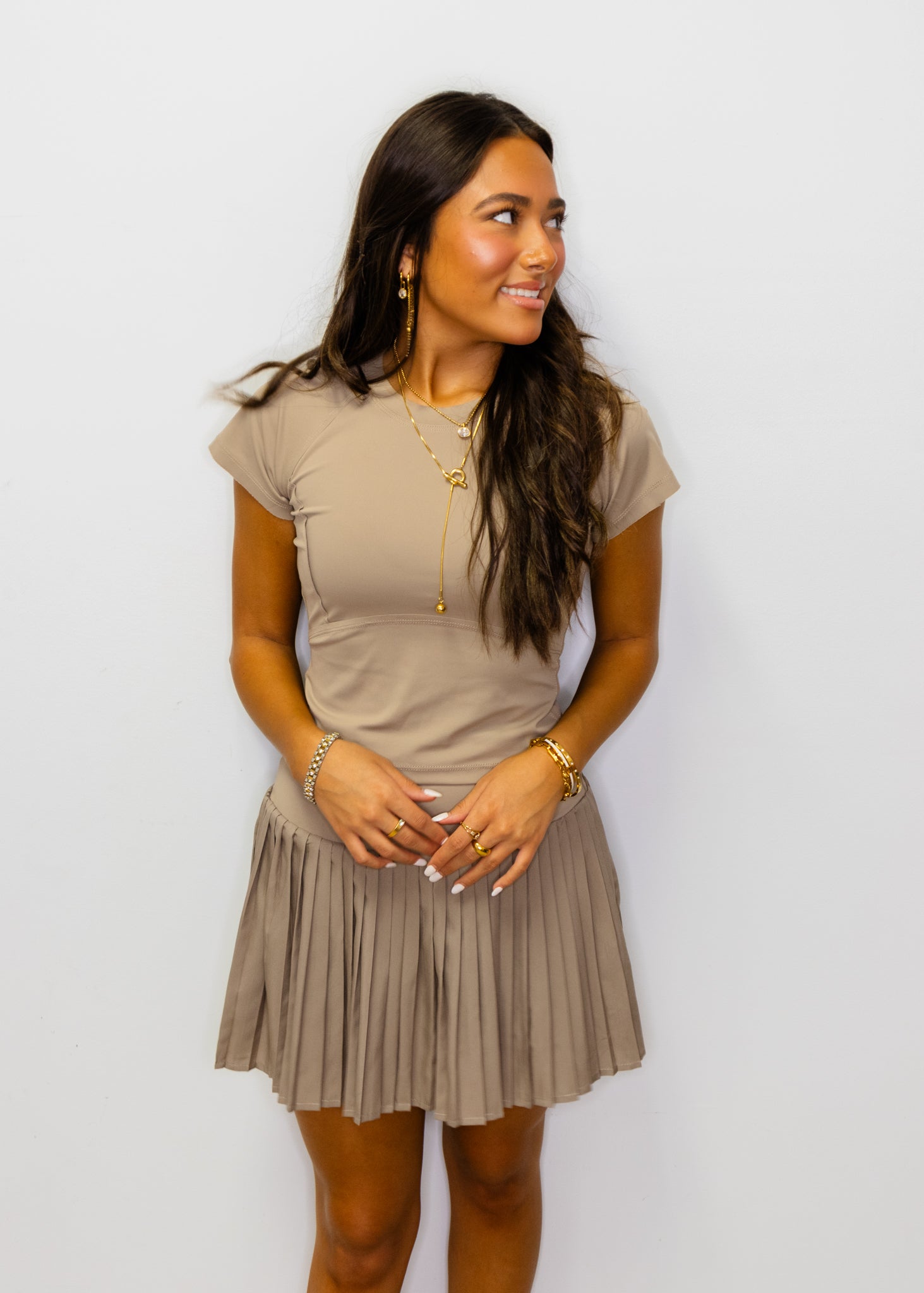 Brown Athletic Skort