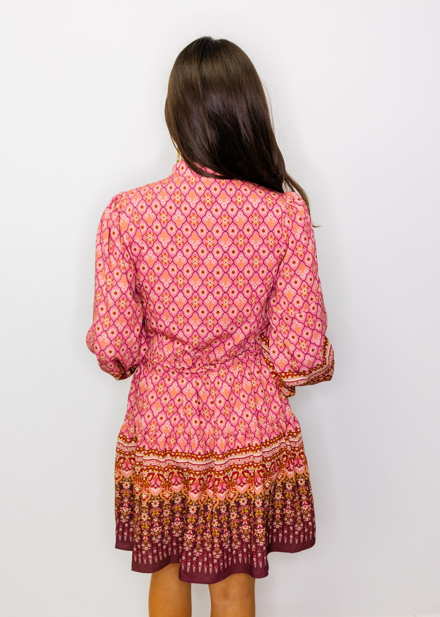 Orchid Multi Floral Print Dress