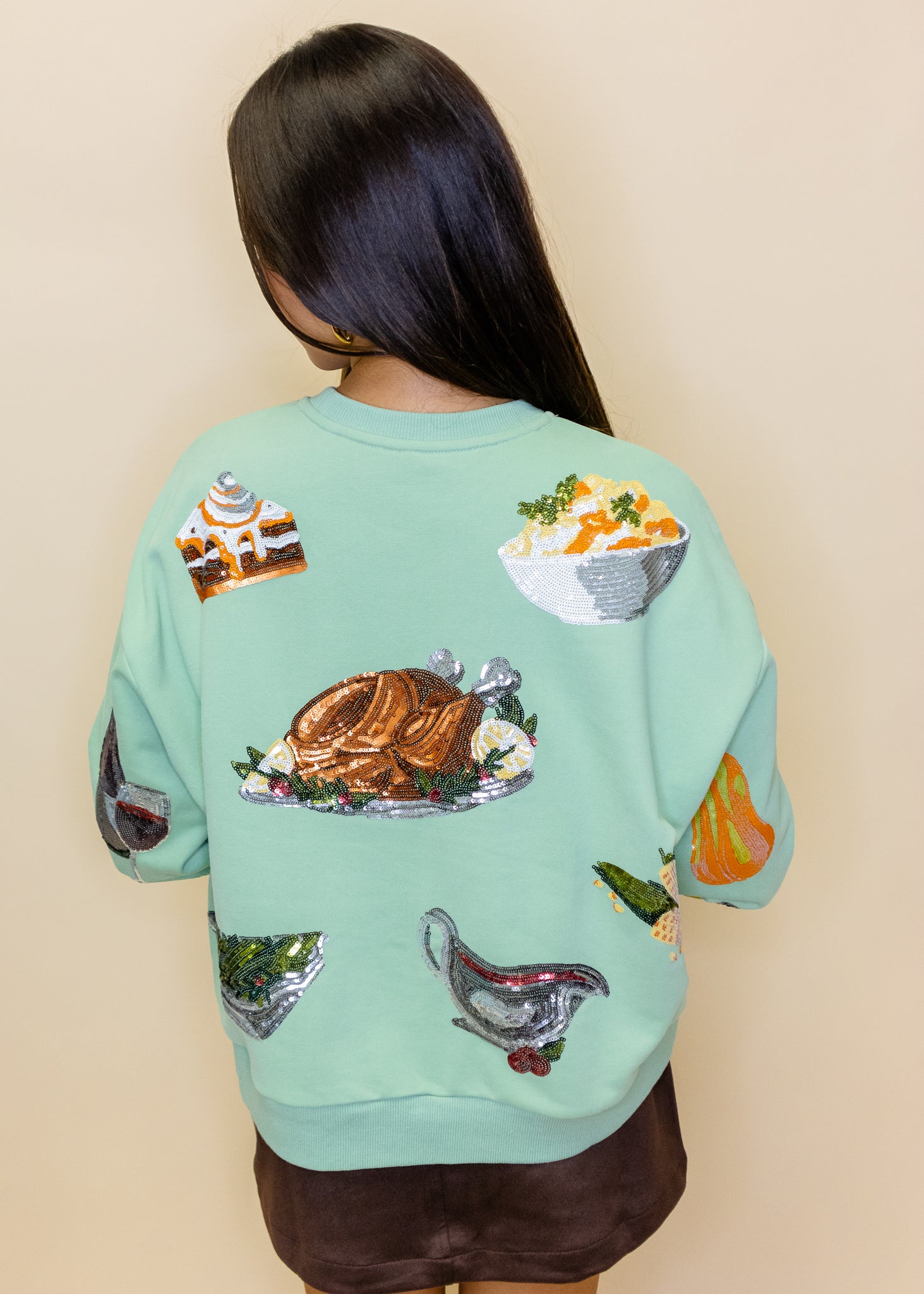 Mint Queen Of Turkey Sweatshirt