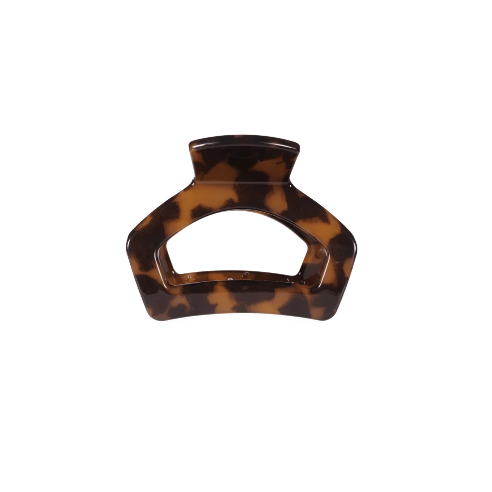 Open Tortoise Petite Hair Clip