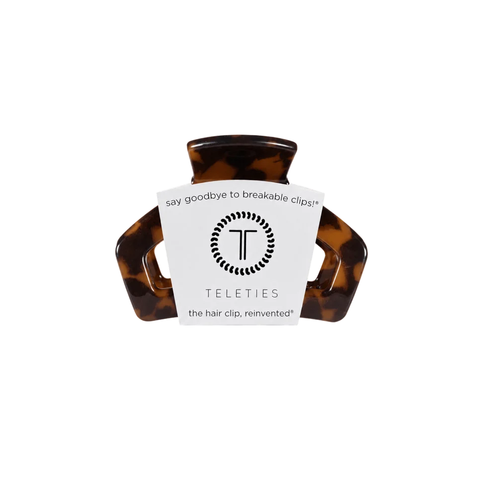 Open Tortoise Petite Hair Clip