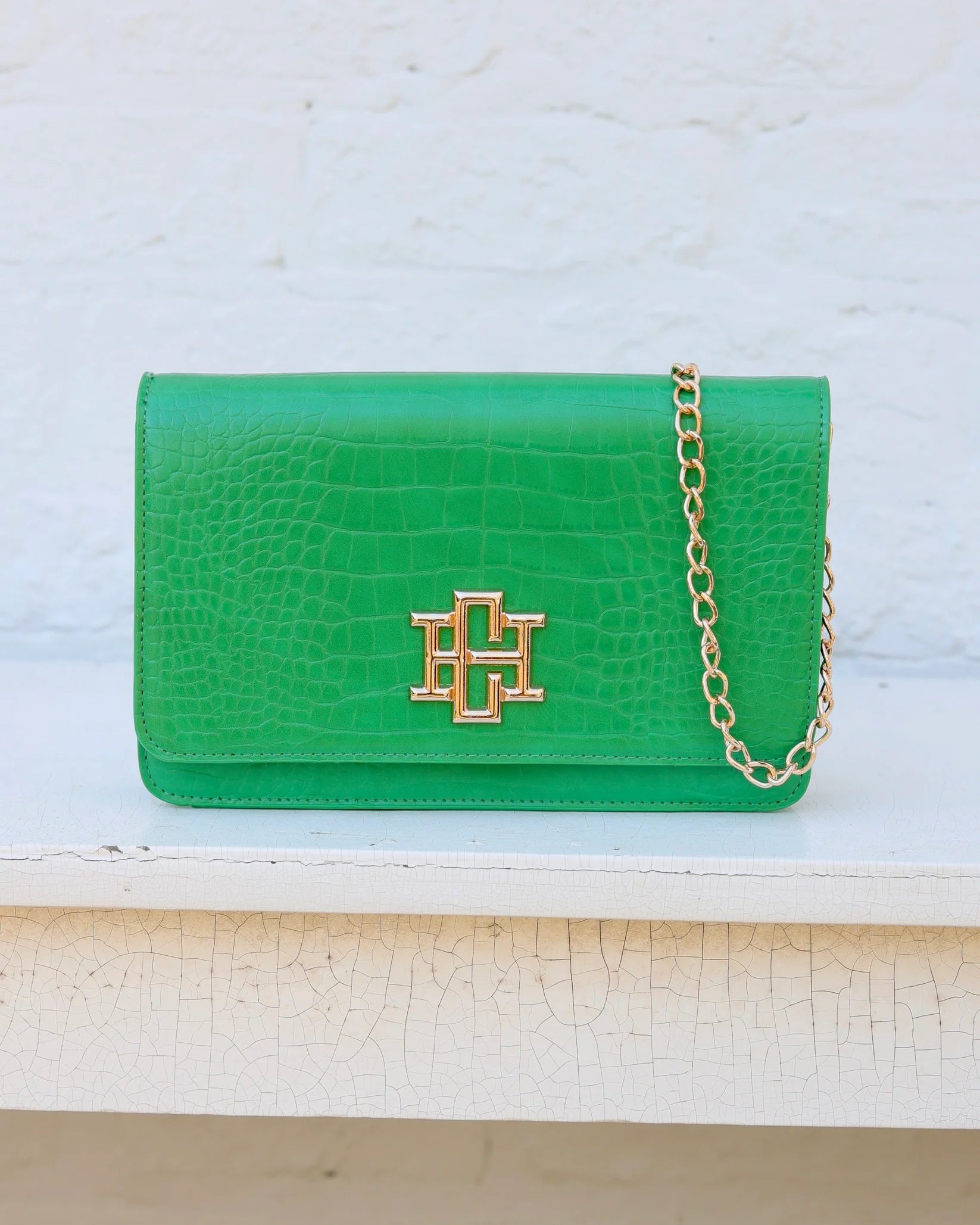 Bryn Clutch/Crossbody Kelly Green EC
