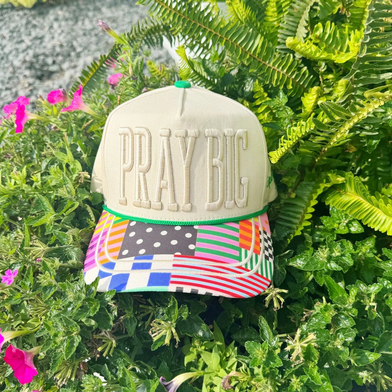 Pray Big Embroidered Hat