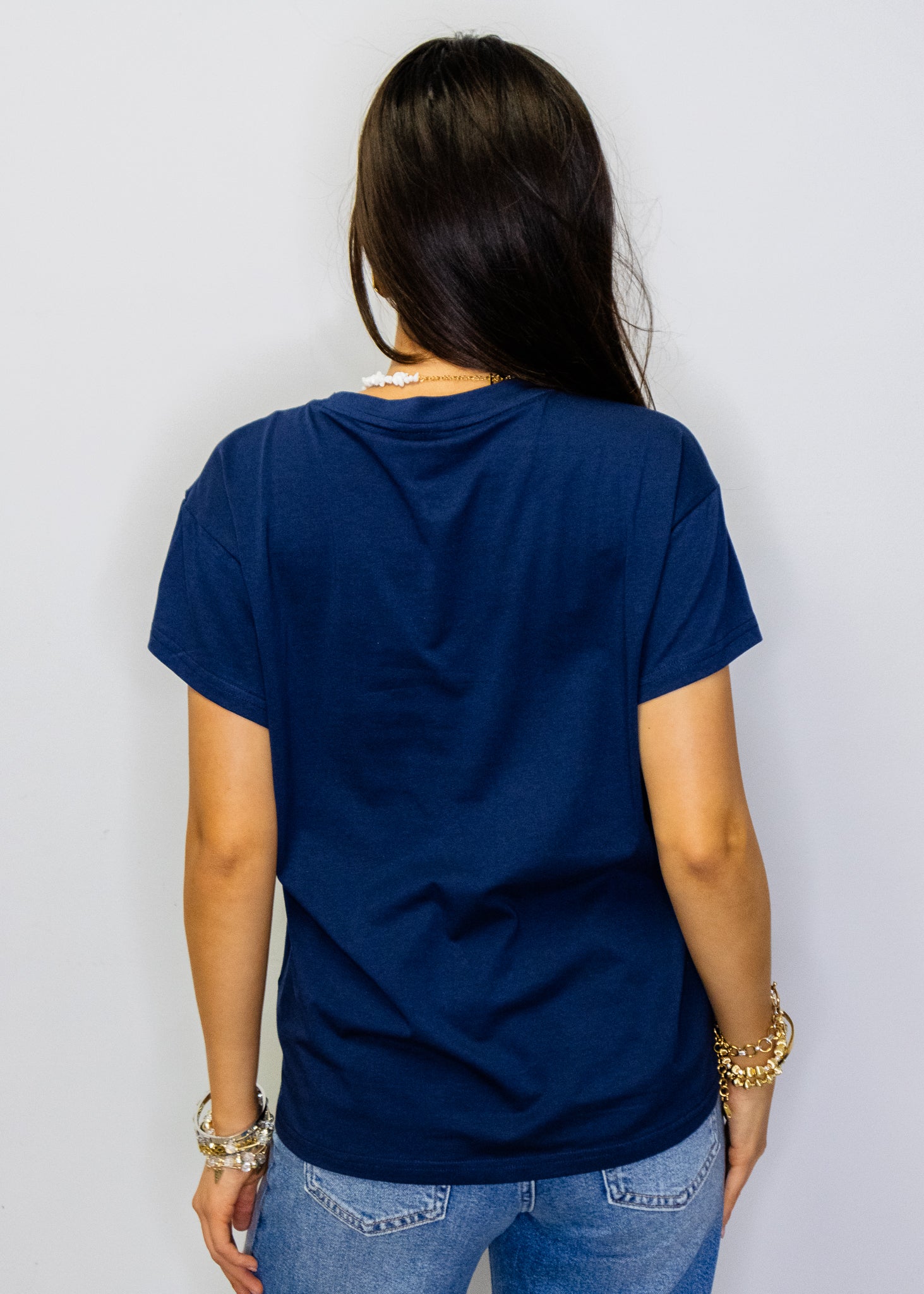 Navy Mini School Icon Tee