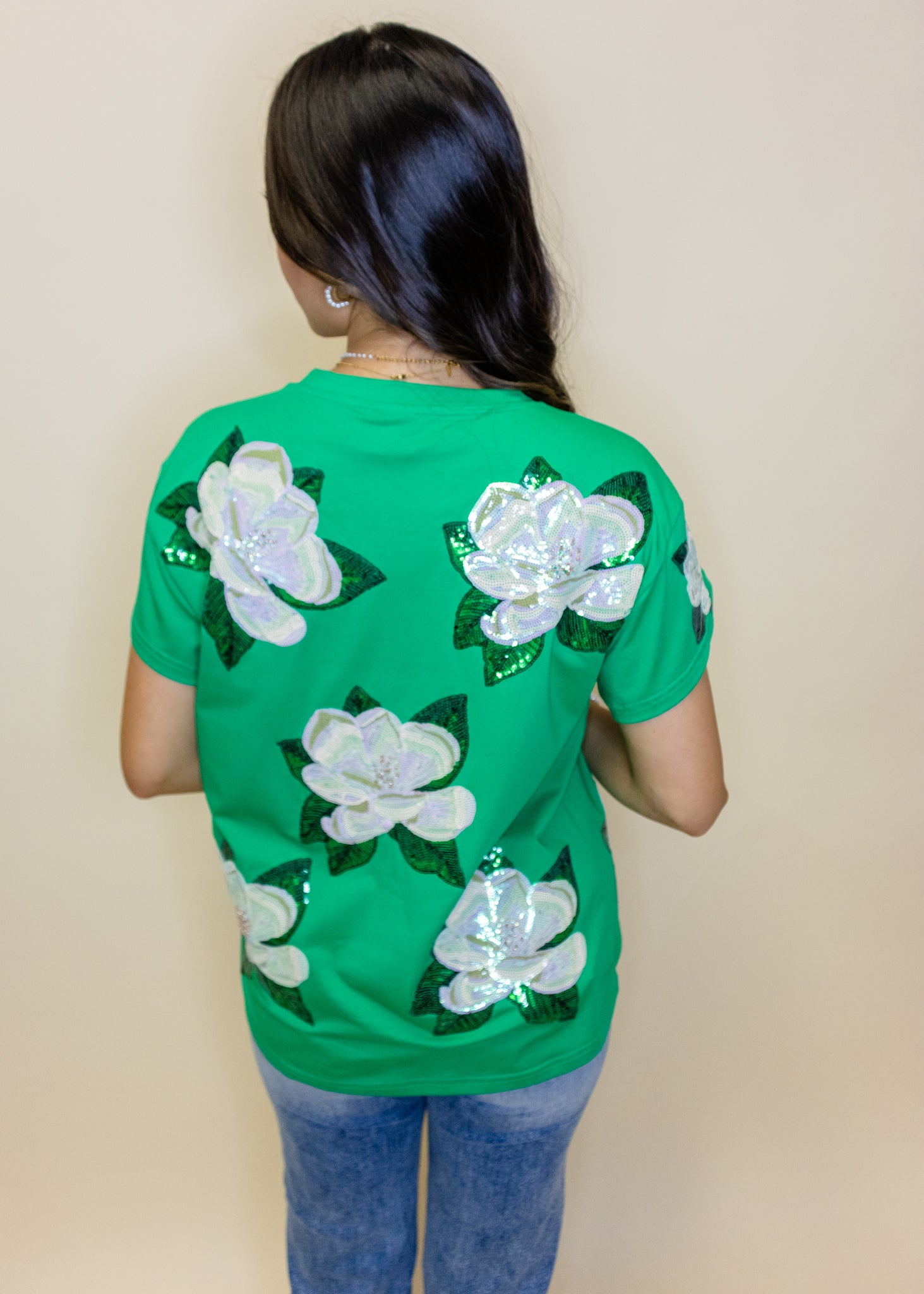 Green Magnolia Tee