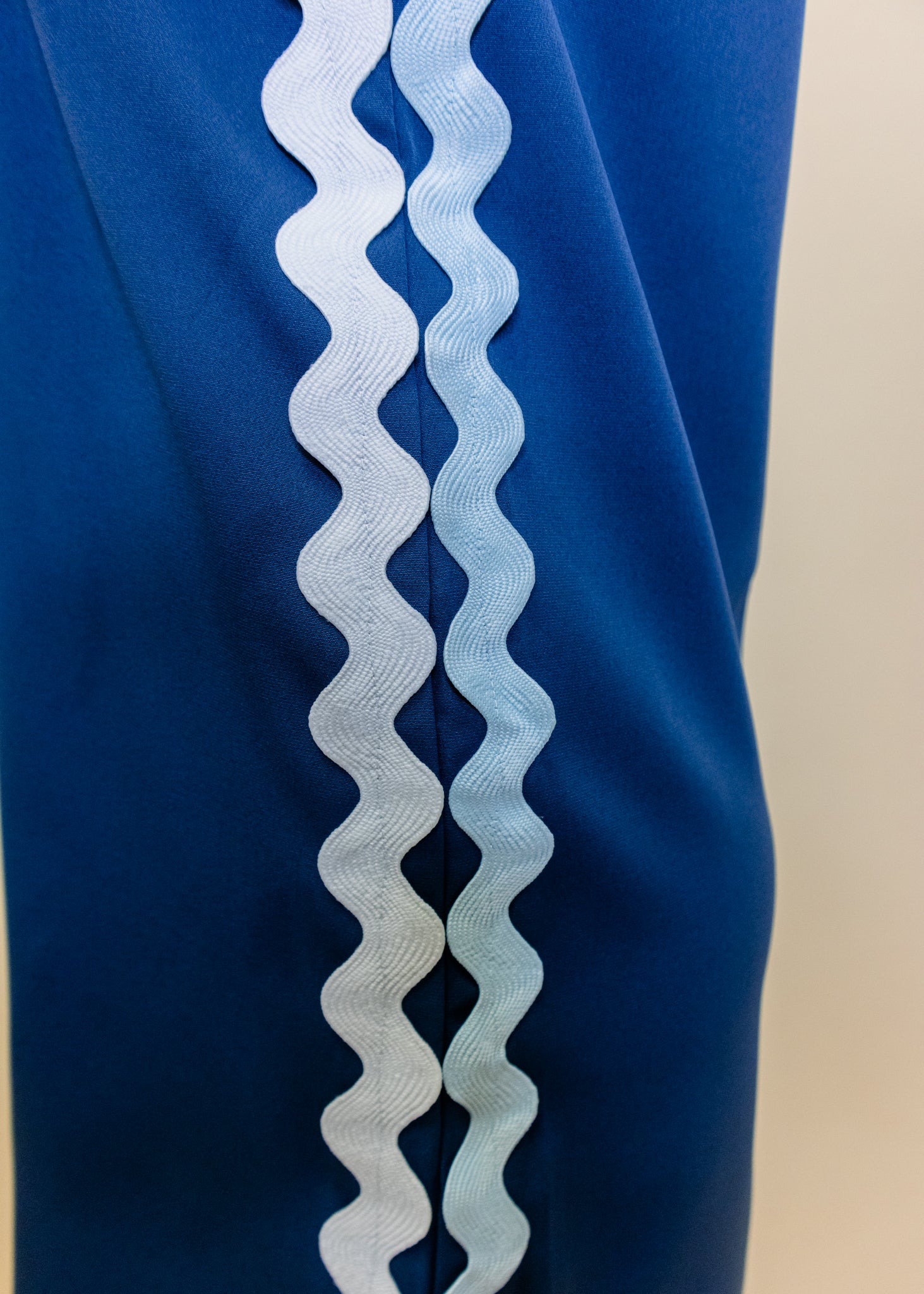 Navy Ricrac Shift Dress